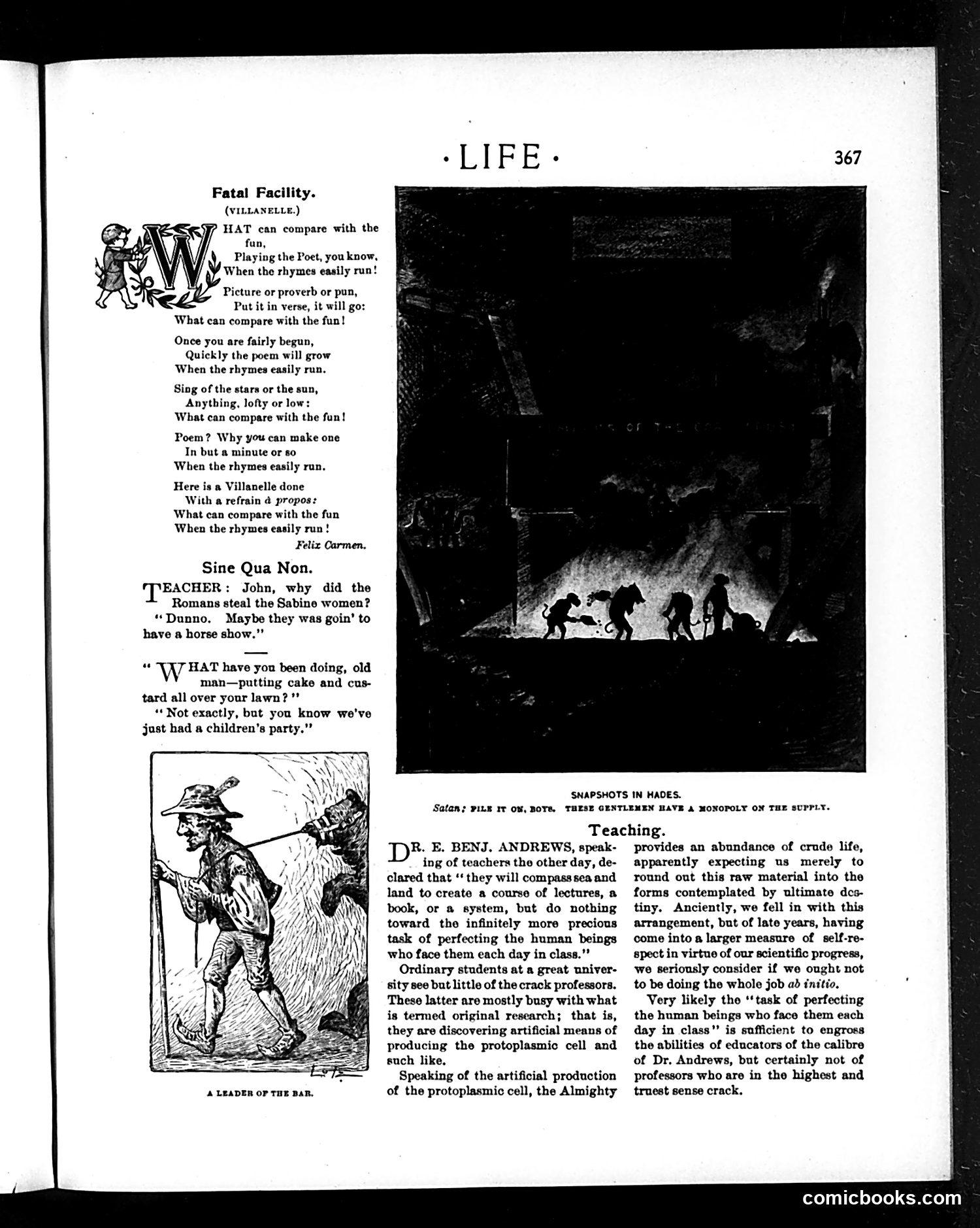 Life — October 30, 1902 — page 5: Life, 1902-10-30