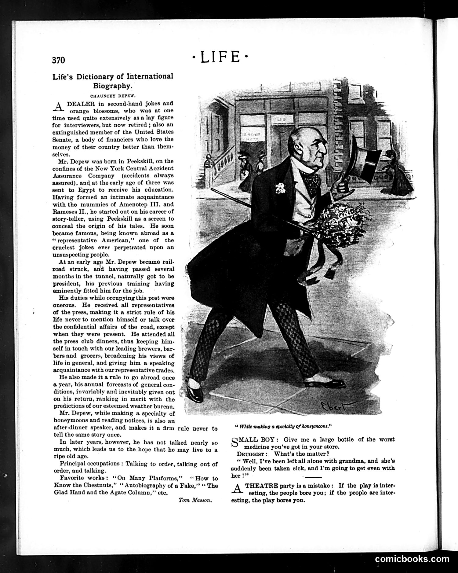 Life — October 30, 1902 — page 8: Life, 1902-10-30