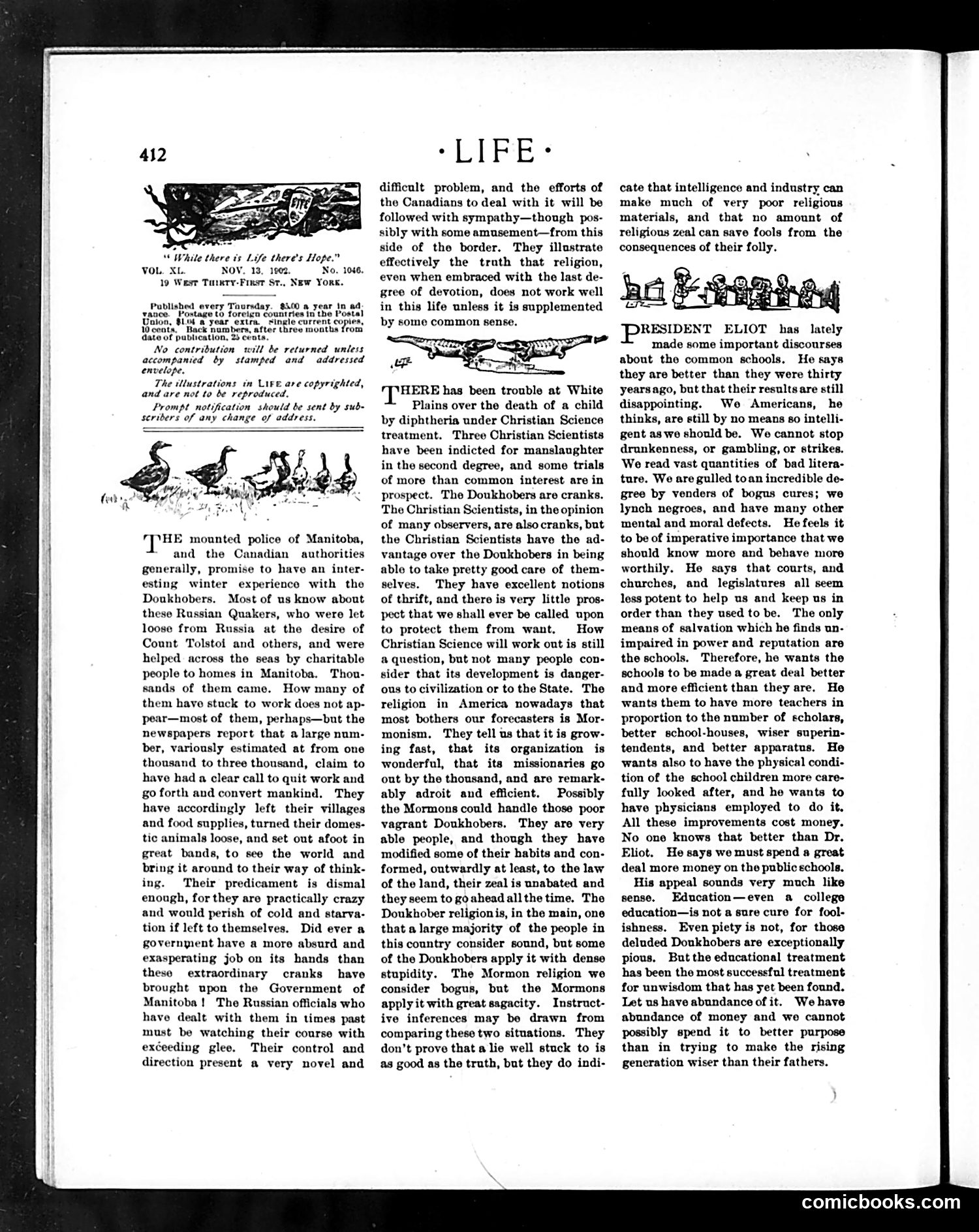 Life — November 13, 1902 — page 4: Life, 1902-11-13