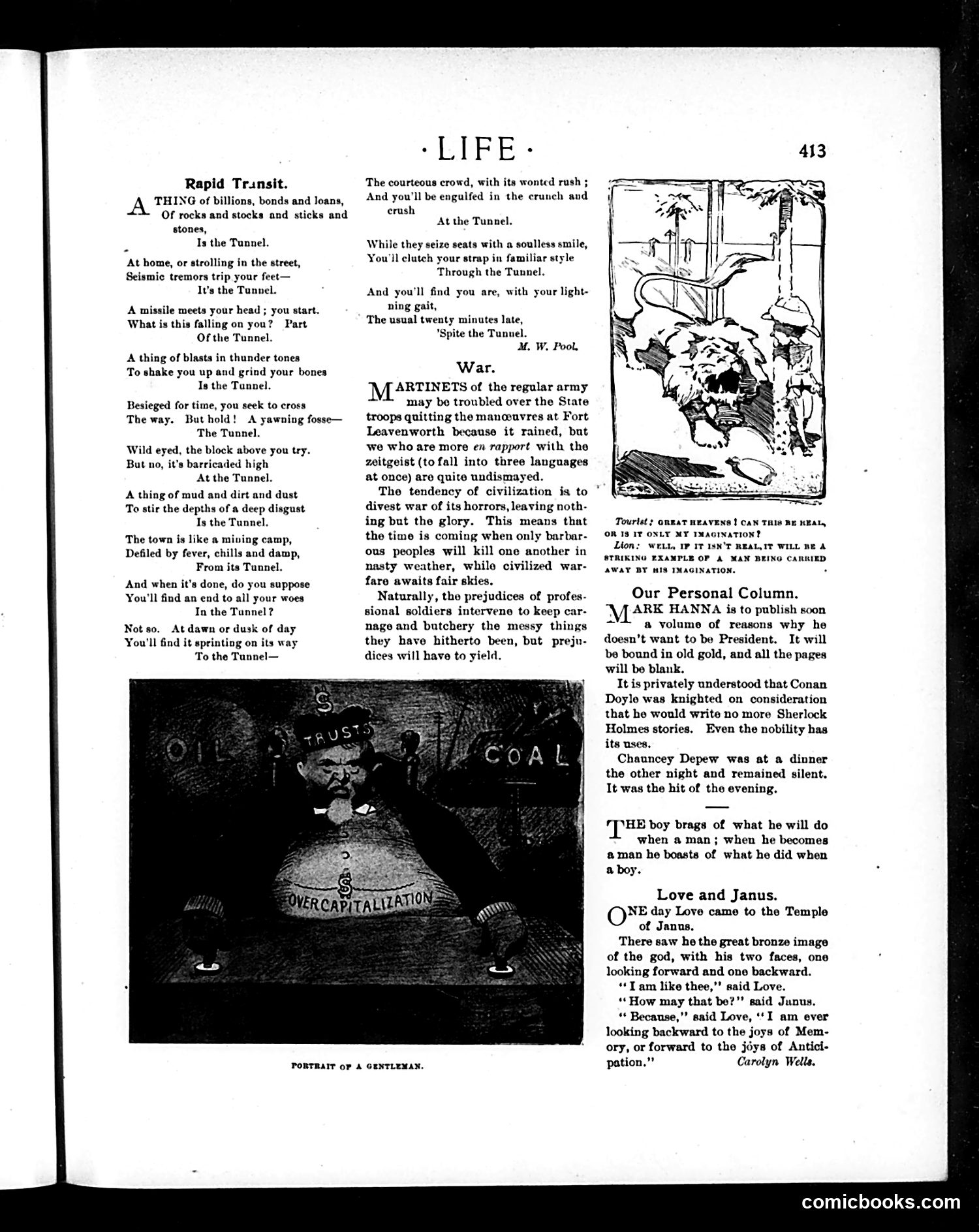 Life — November 13, 1902 — page 5: Life, 1902-11-13