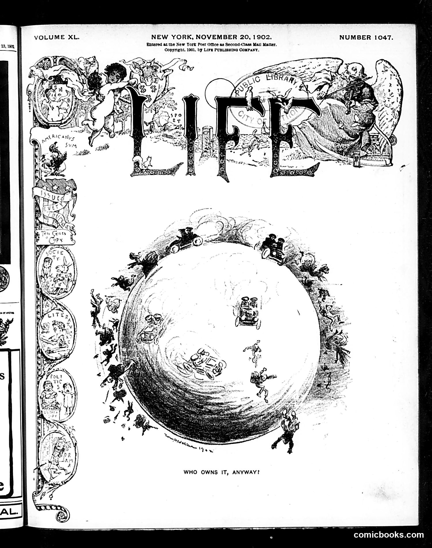 Life — November 20, 1902 — page 1: Life, 1902-11-20