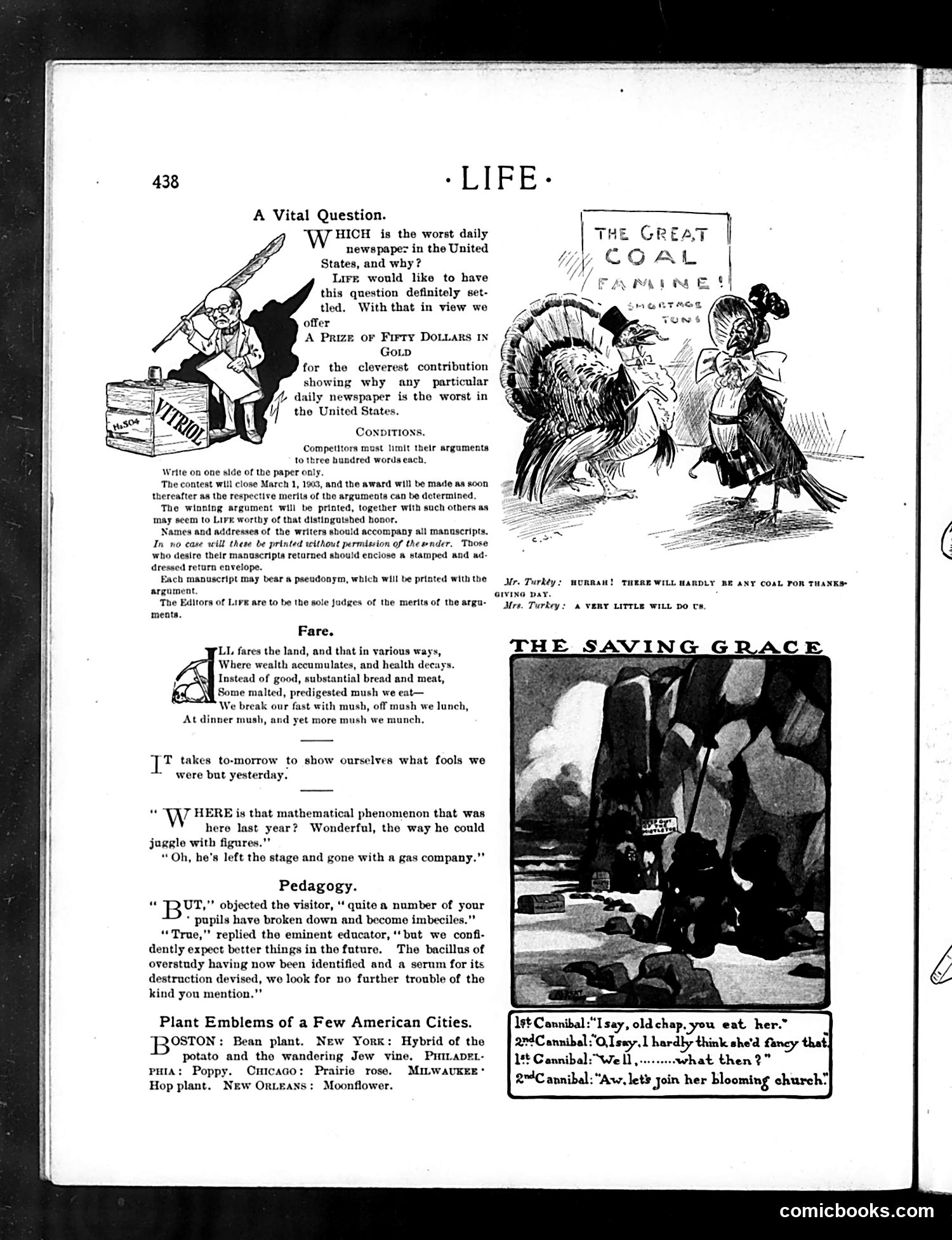 Life — November 20, 1902 — page 8: Life, 1902-11-20