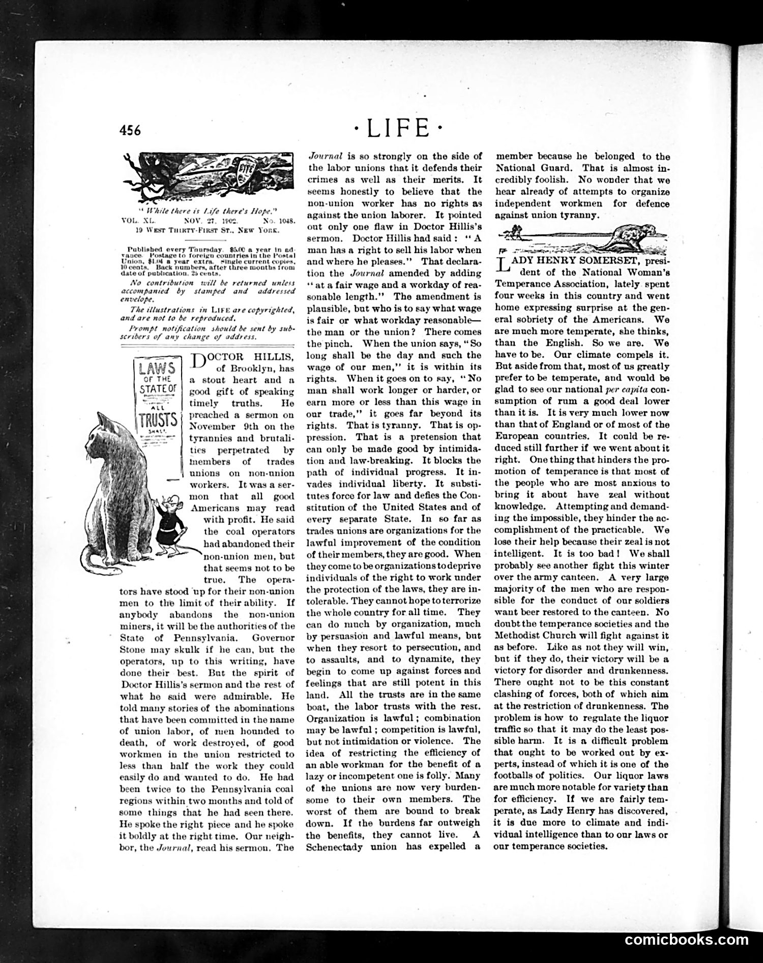 Life — November 27, 1902 — page 6: Life, 1902-11-27