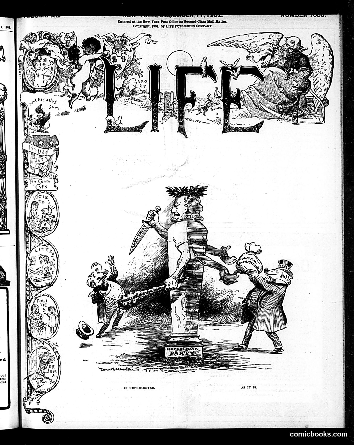 Life — December 11, 1902 — page 1: Life, 1902-12-11