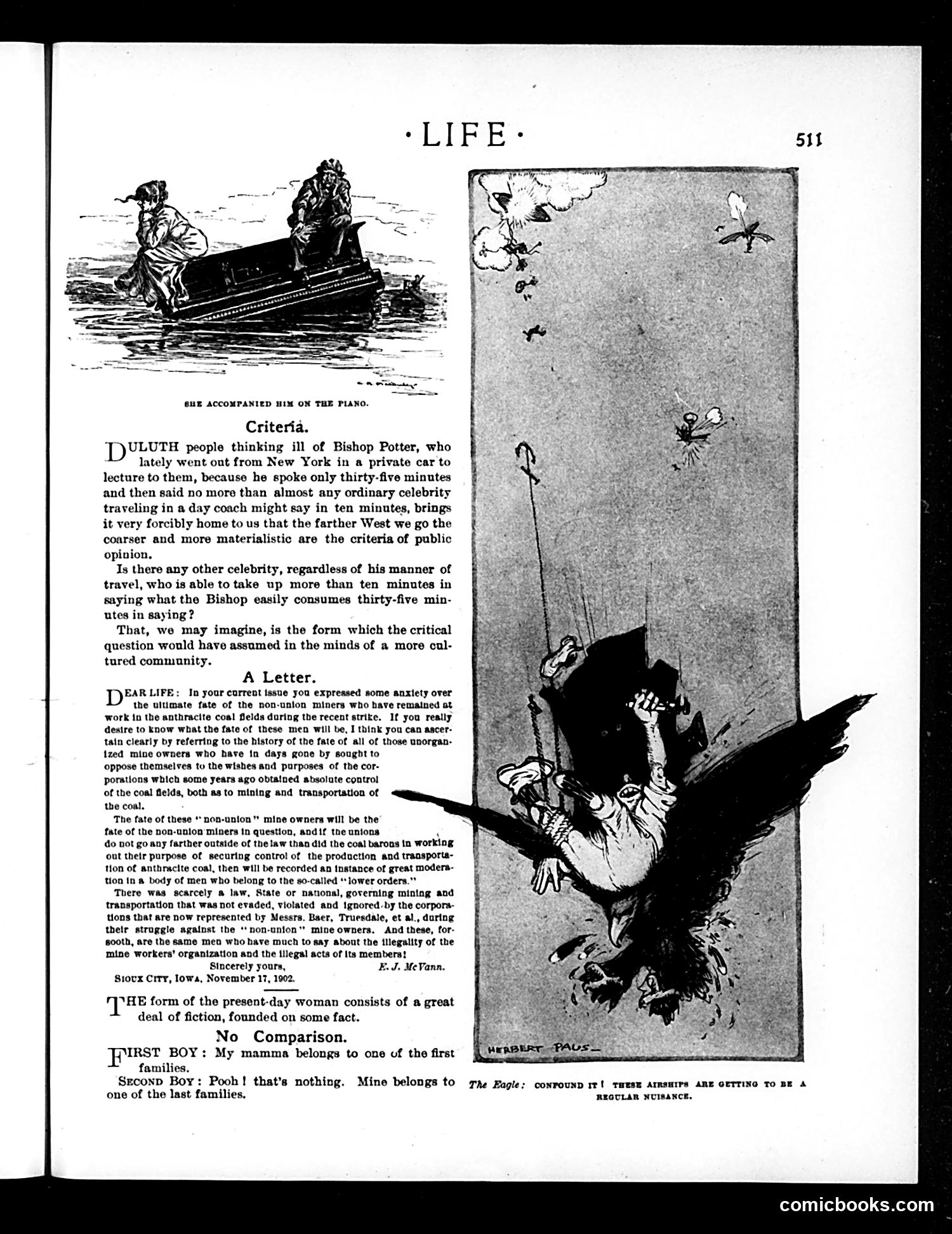 Life — December 11, 1902 — page 13: Life, 1902-12-11