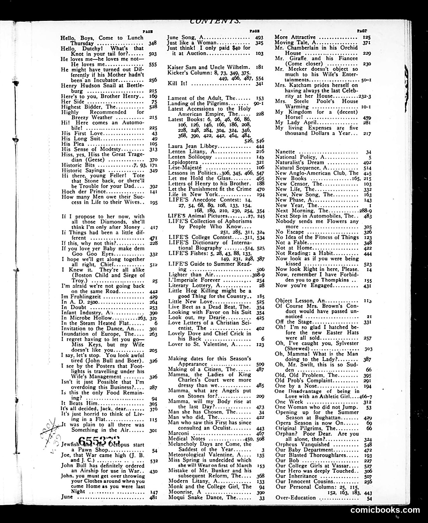 Life — 1902 — page 1: Life, 1902