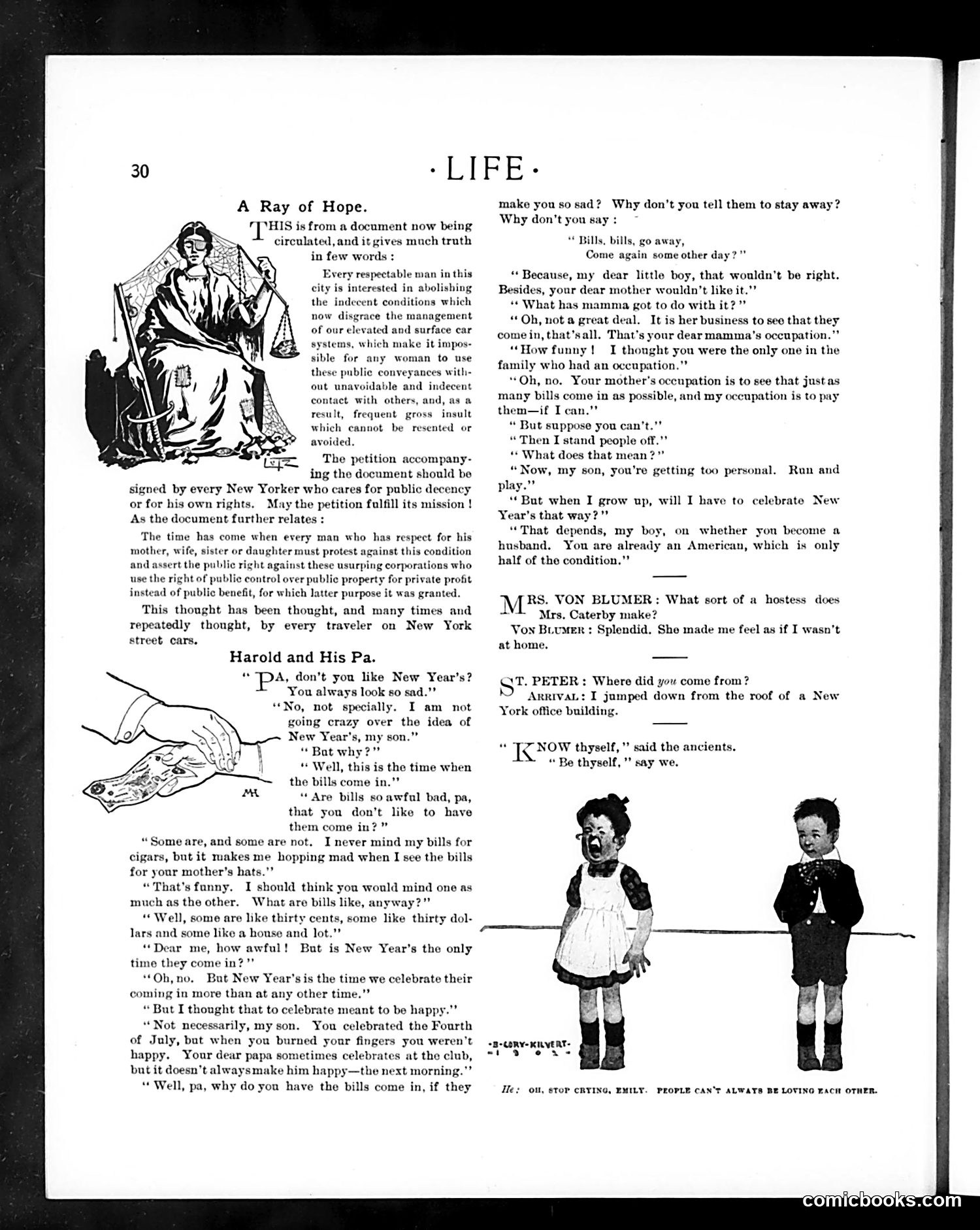 Life — January 8, 1903 — page 8: Life, 1903-01-08
