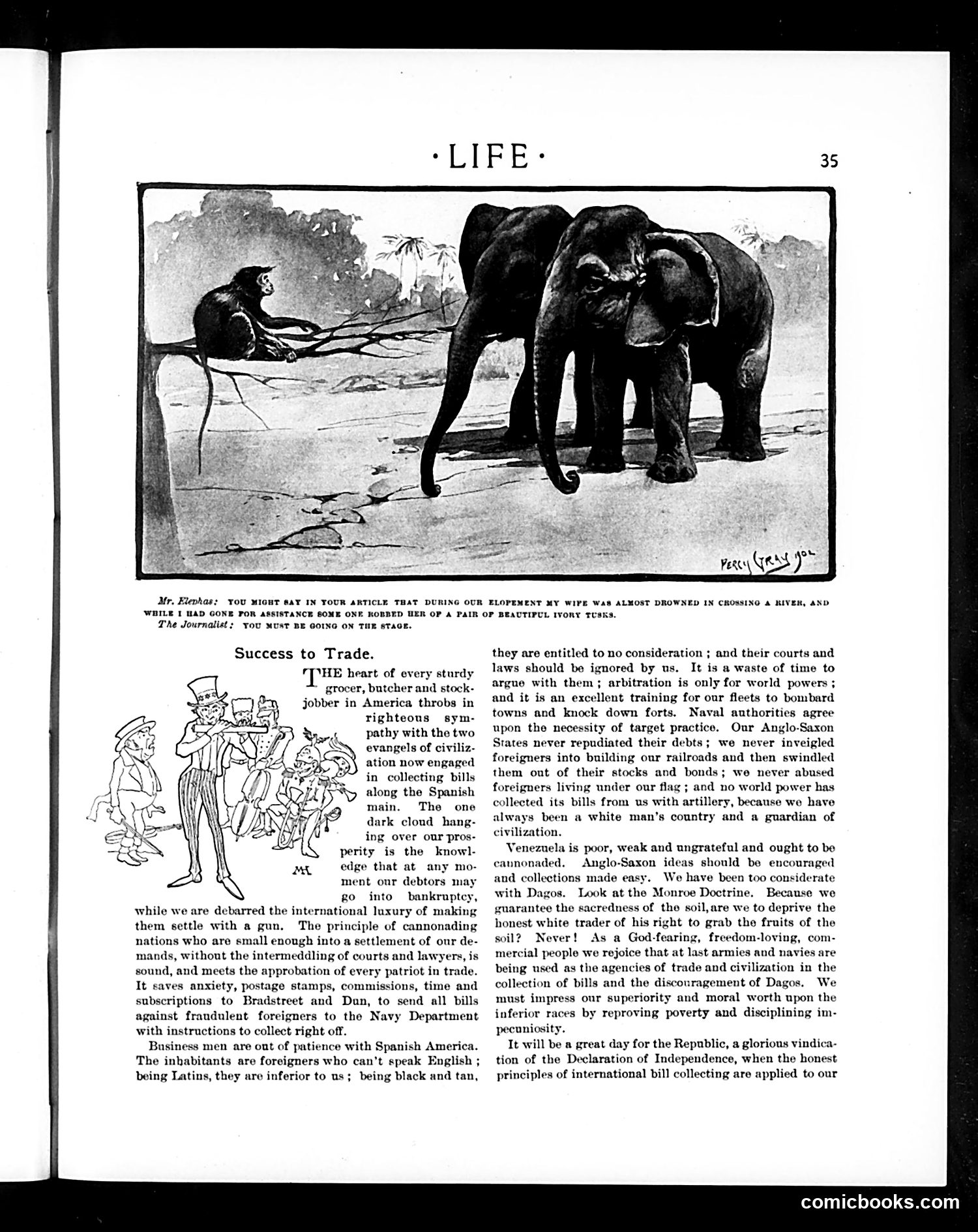 Life — January 8, 1903 — page 13: Life, 1903-01-08