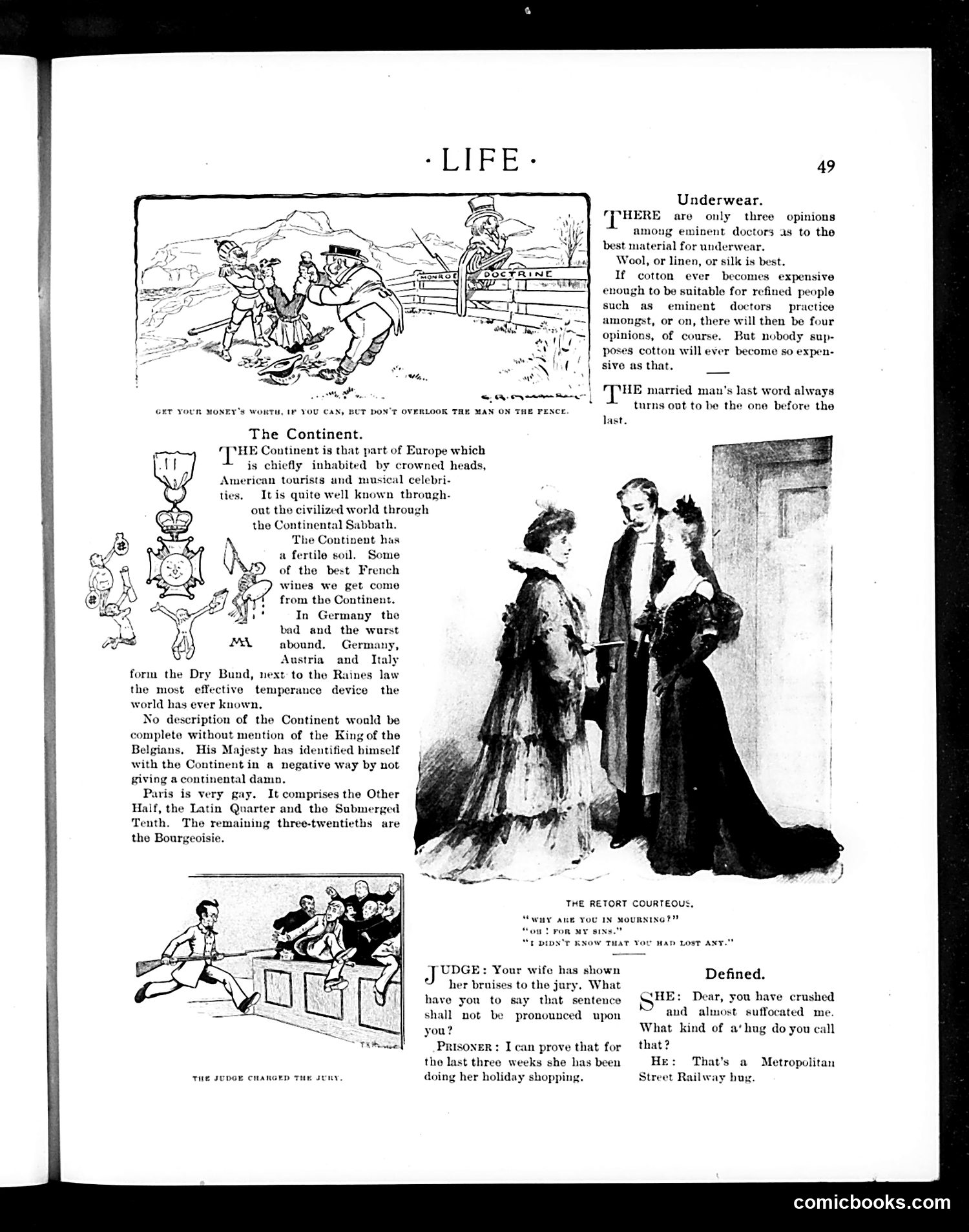 Life — January 15, 1903 — page 7: Life, 1903-01-15