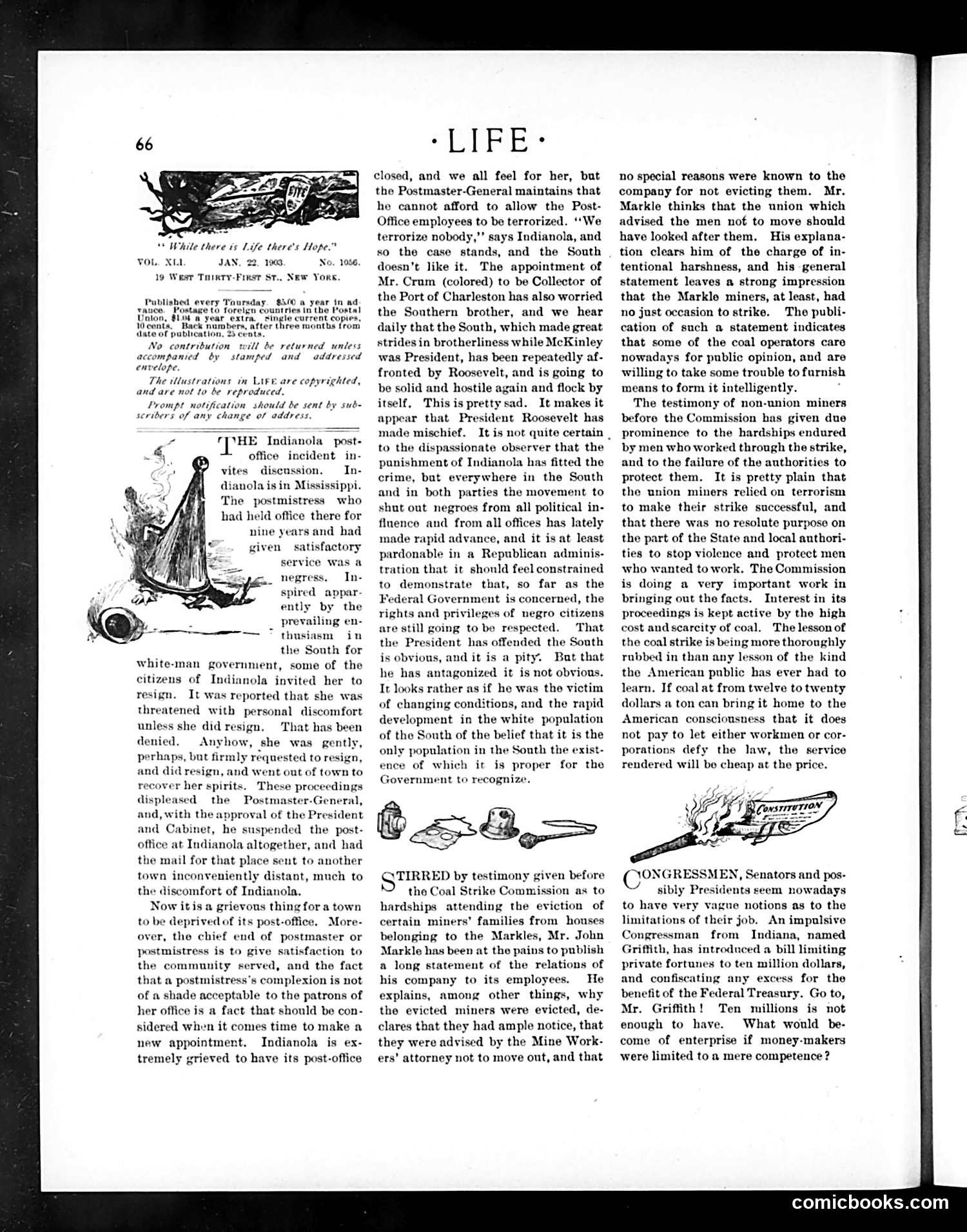 Life — January 22, 1903 — page 4: Life, 1903-01-22