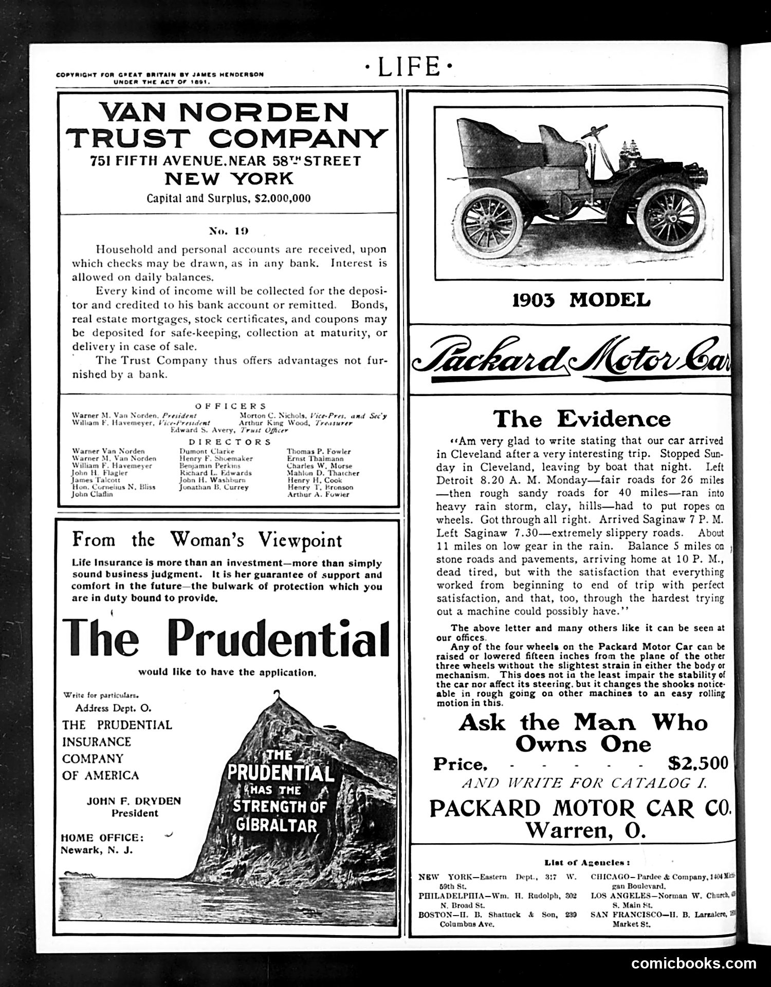 Life — January 29, 1903 — page 2: Life, 1903-01-29