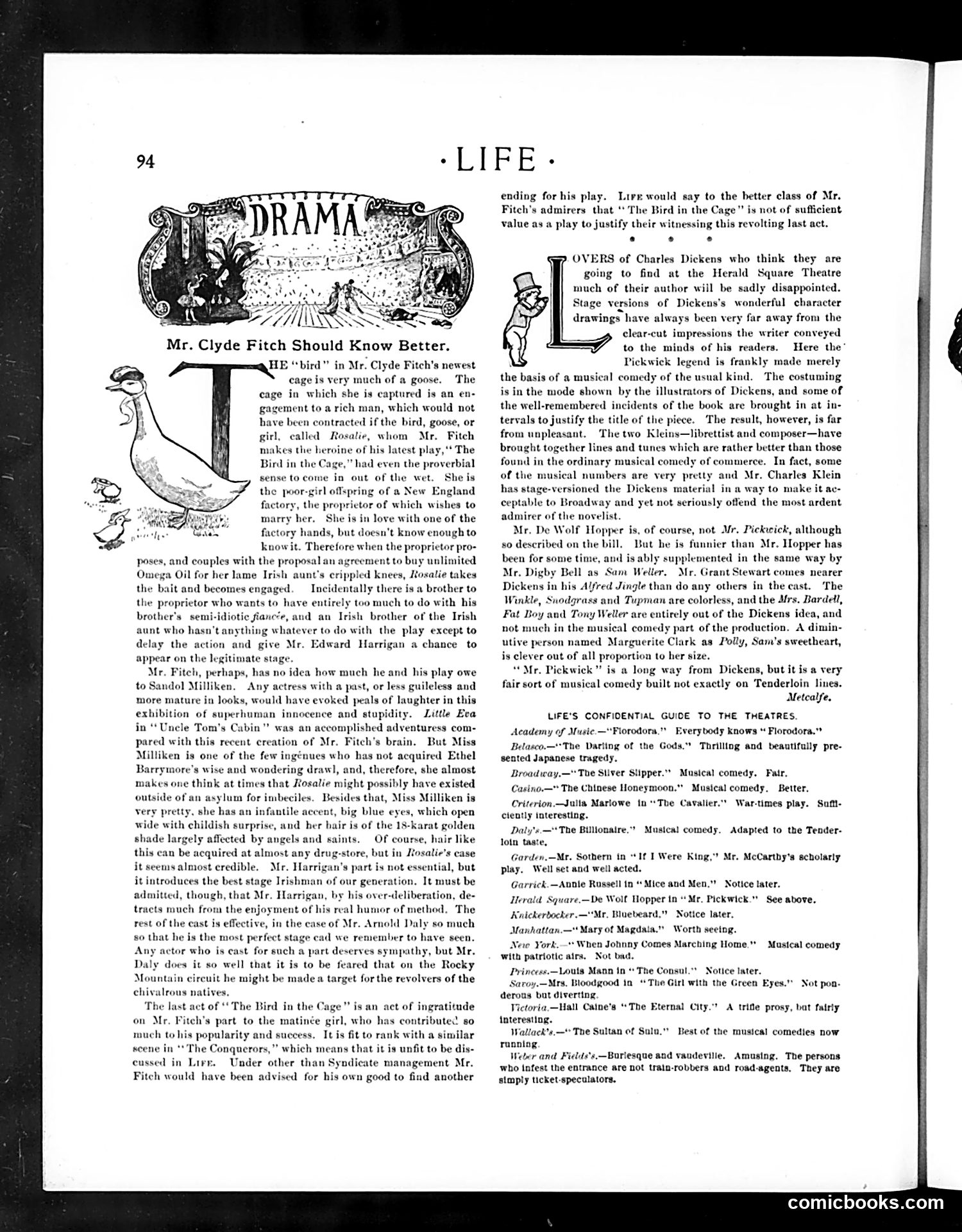 Life — January 29, 1903 — page 12: Life, 1903-01-29