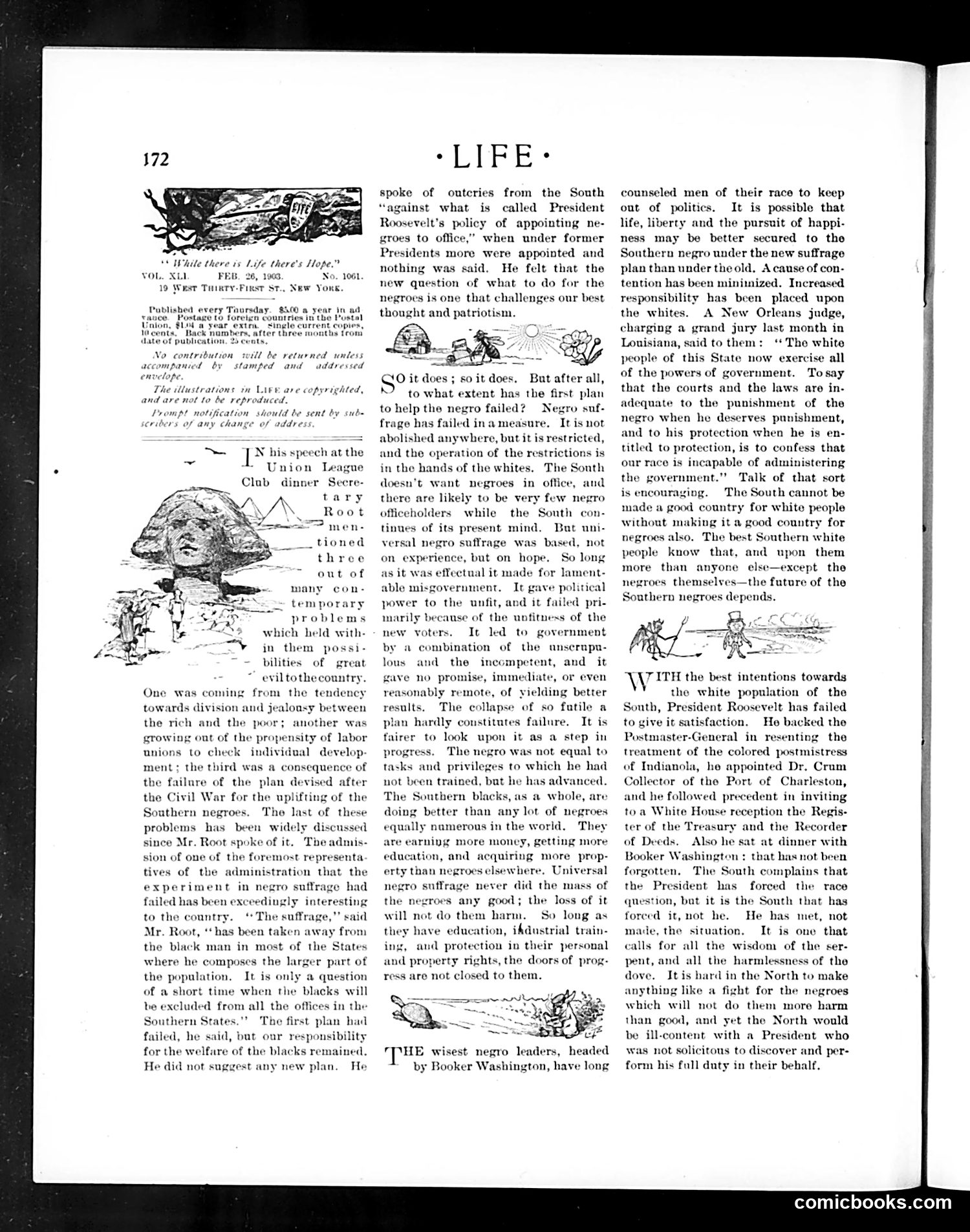 Life — February 26, 1903 — page 6: Life, 1903-02-26