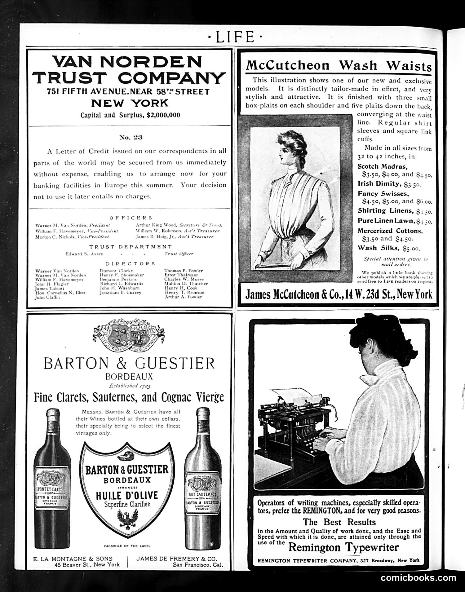 Life — March 26, 1903 — page 4: Life, 1903-03-26