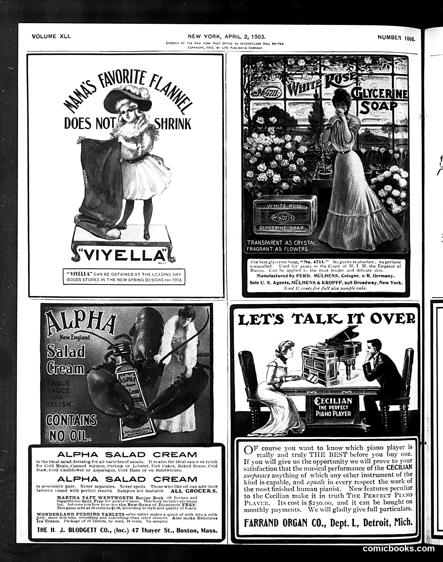 Life — April 2, 1903 — page 2: Life, 1903-04-02