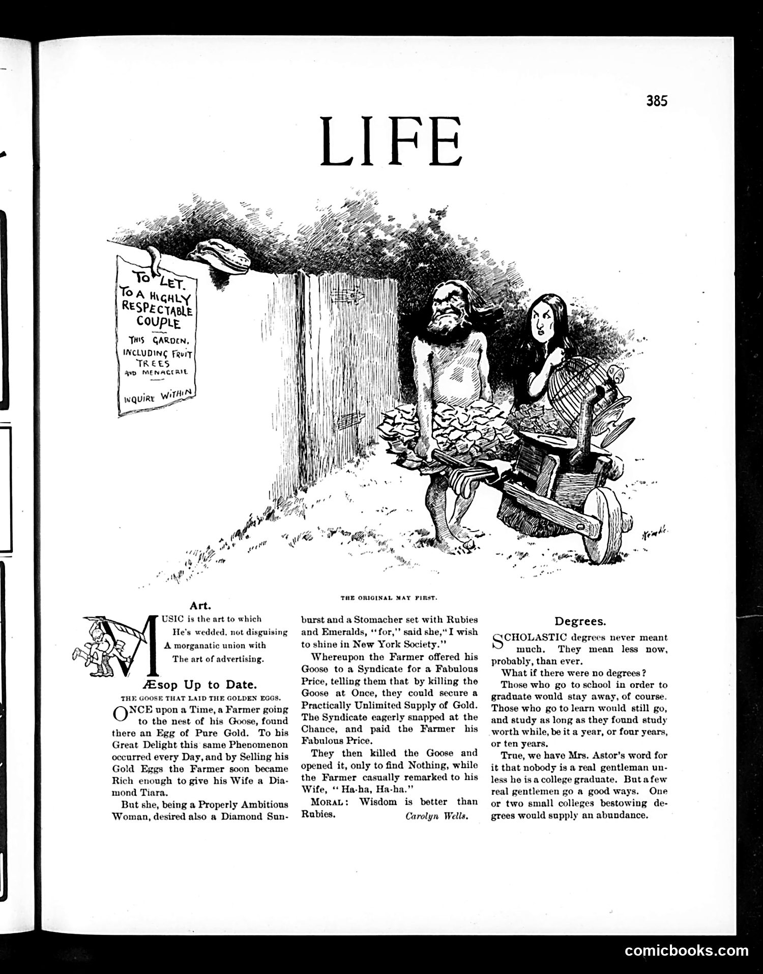 Life — April 30, 1903 — page 3: Life, 1903-04-30