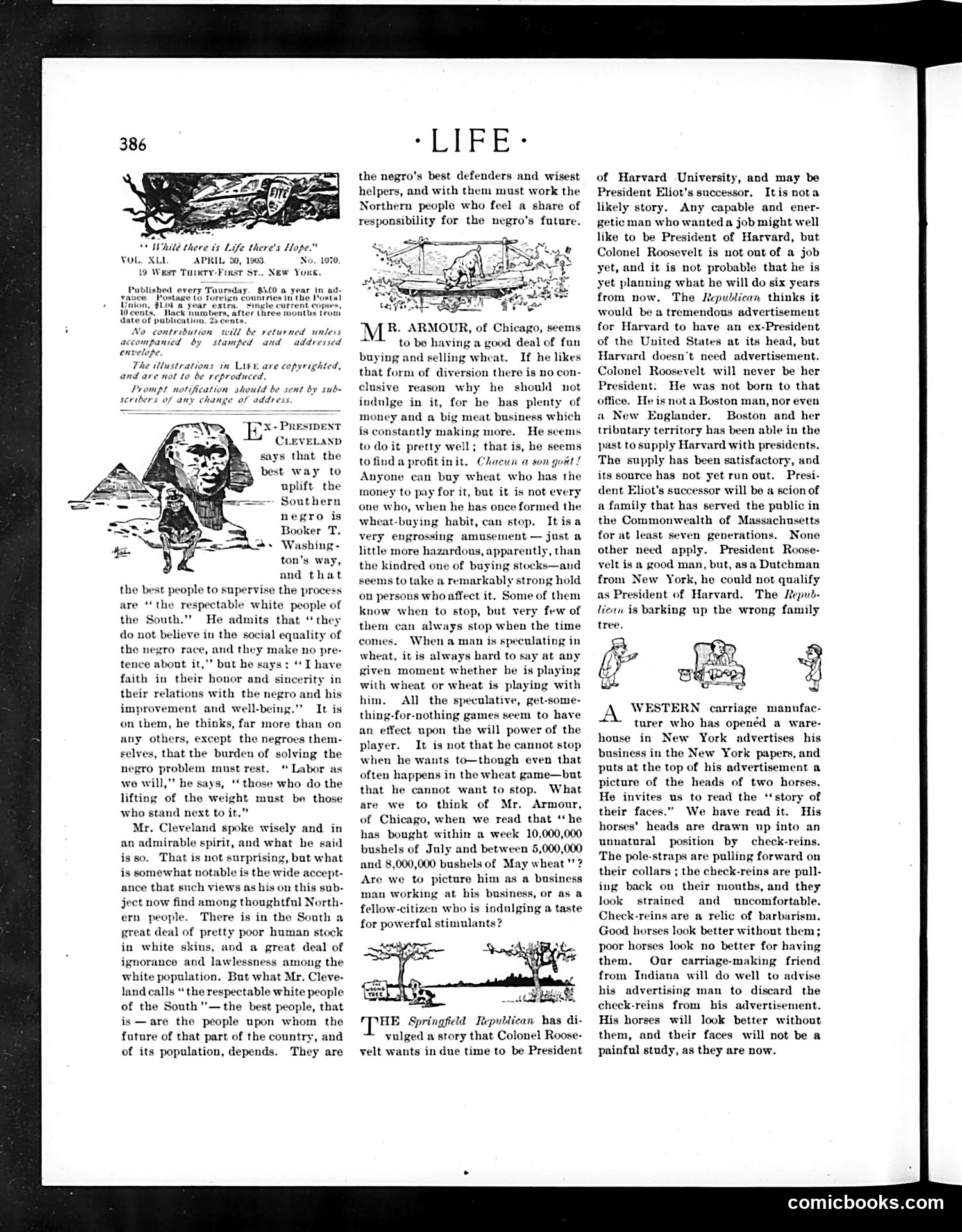 Life — April 30, 1903 — page 4: Life, 1903-04-30