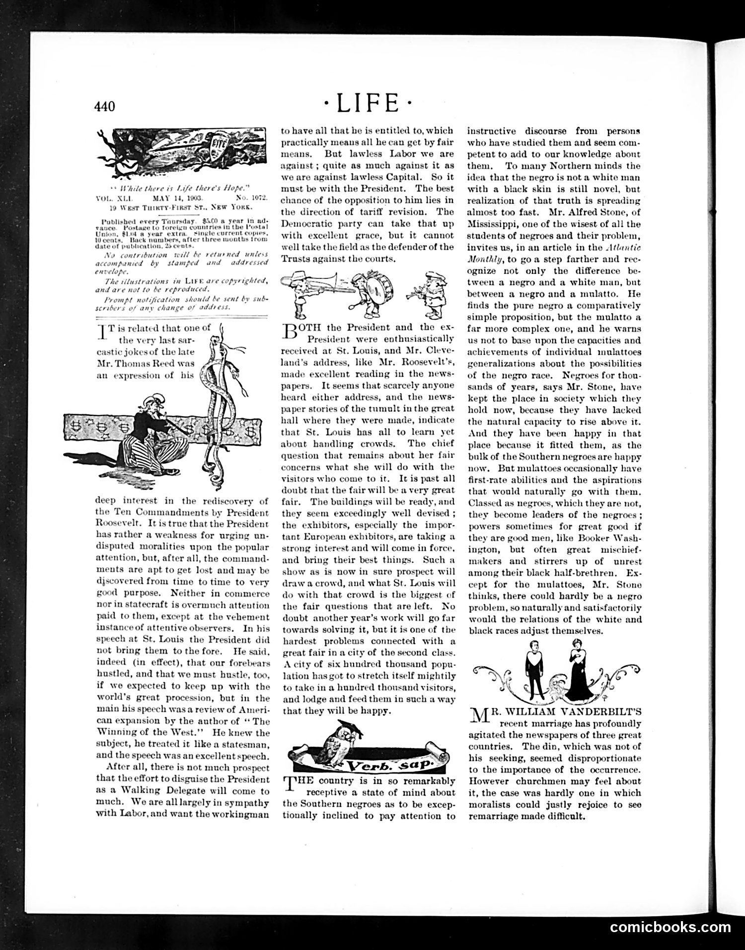Life — May 14, 1903 — page 4: Life, 1903-05-14