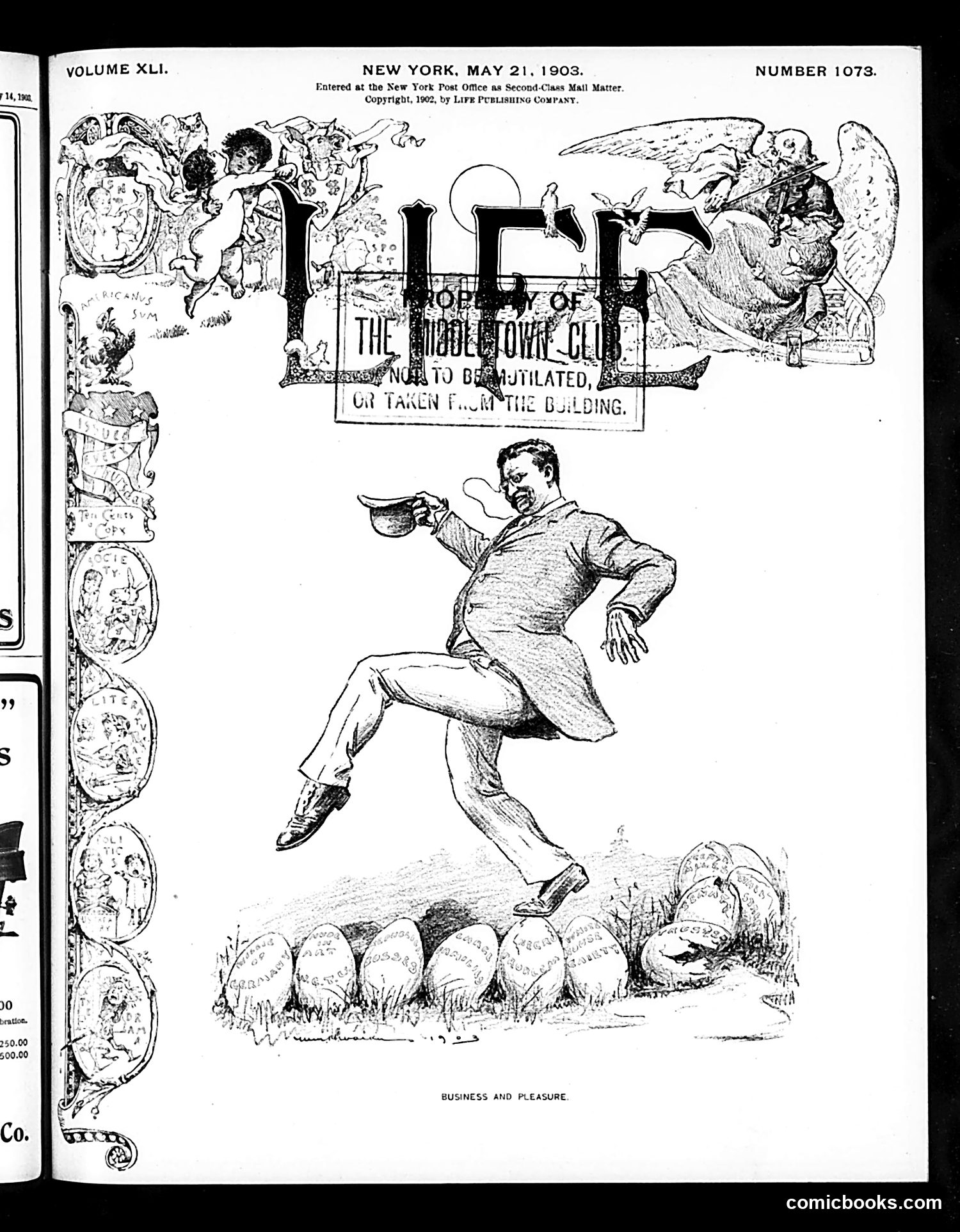 Life — May 21, 1903 — page 1: Life, 1903-05-21