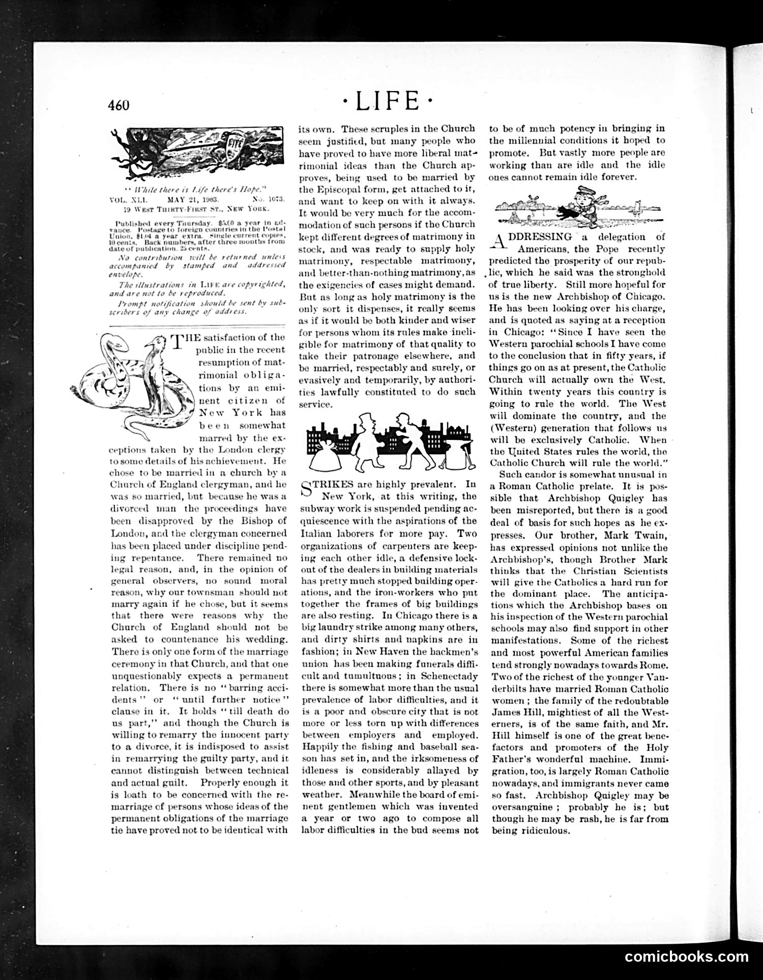 Life — May 21, 1903 — page 6: Life, 1903-05-21