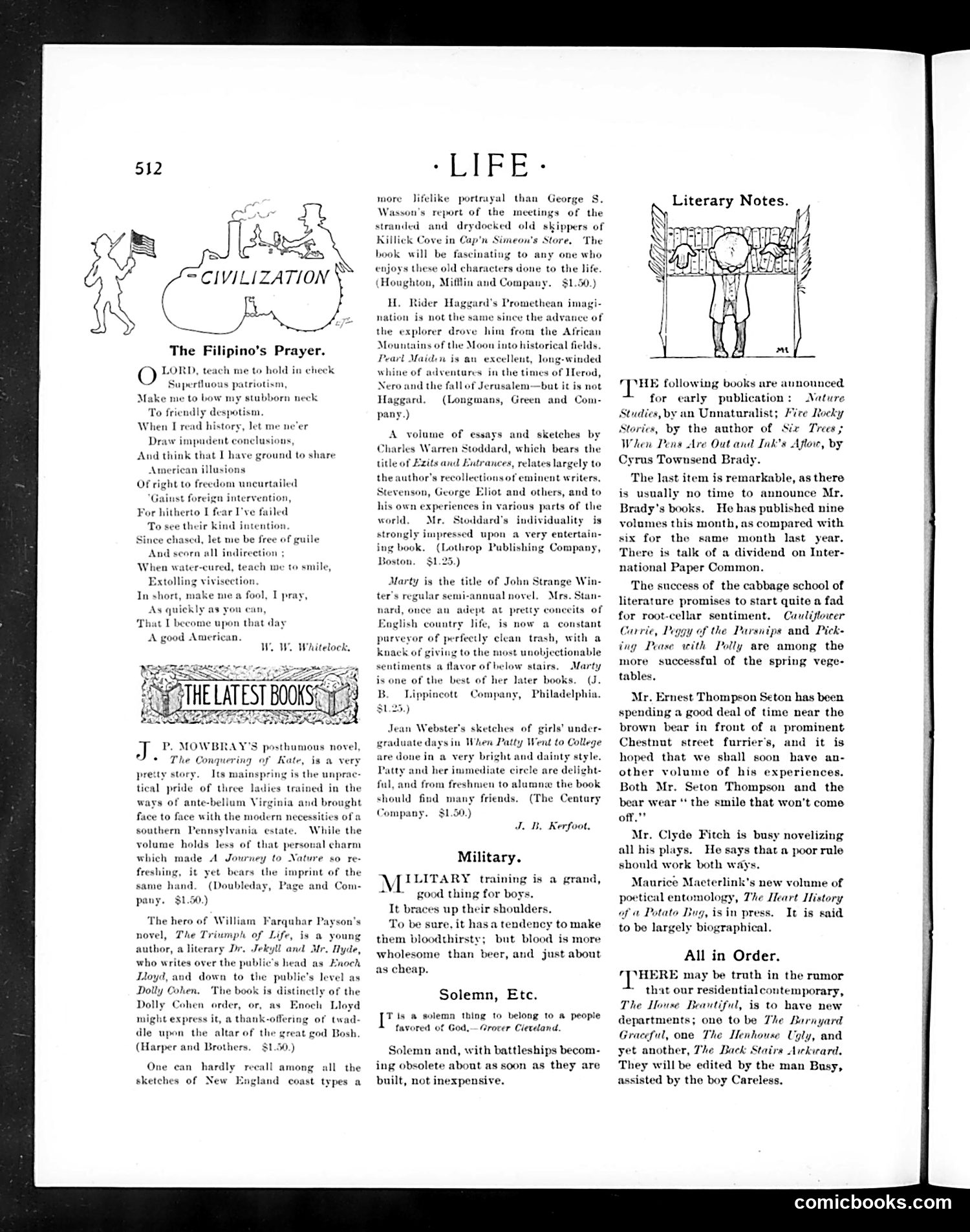 Life — June 4, 1903 — page 12: Life, 1903-06-04