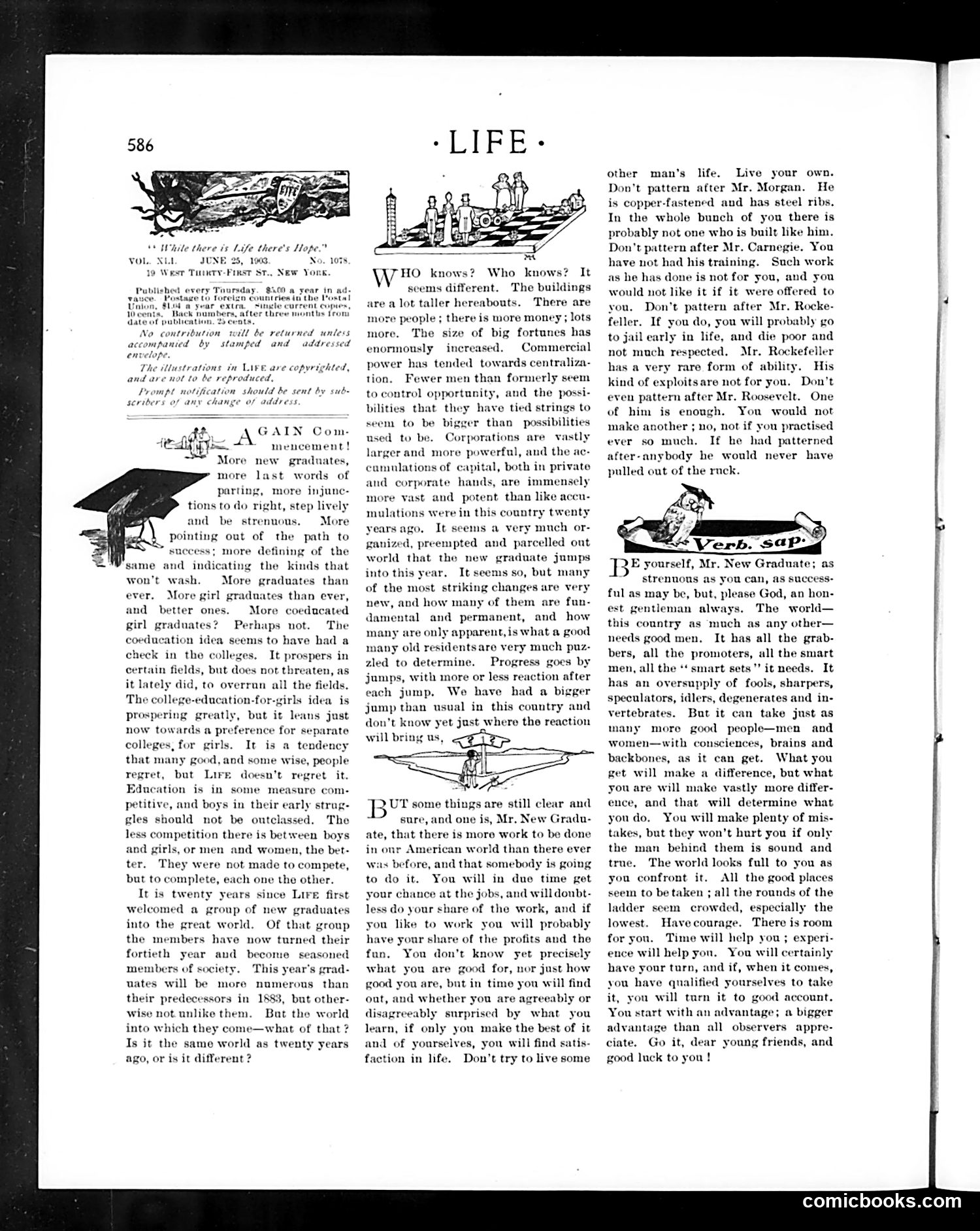 Life — June 25, 1903 — page 4: Life, 1903-06-25