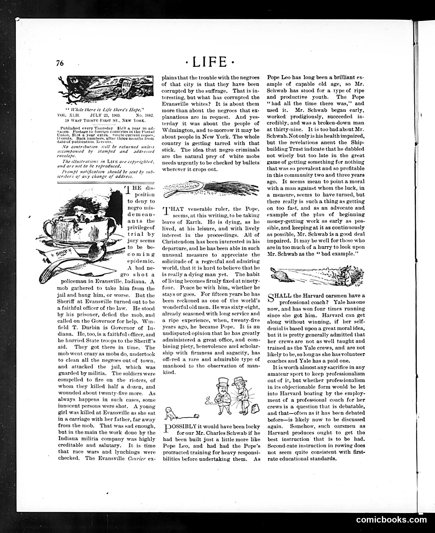 Life — July 23, 1903 — page 4: Life, 1903-07-23