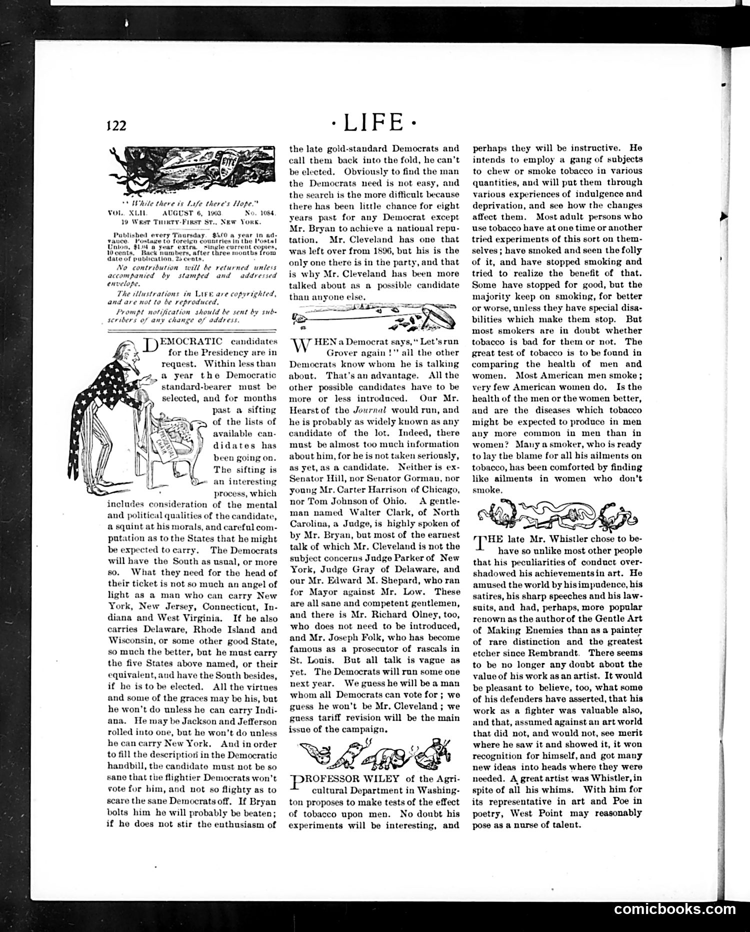 Life — August 6, 1903 — page 8: Life, 1903-08-06