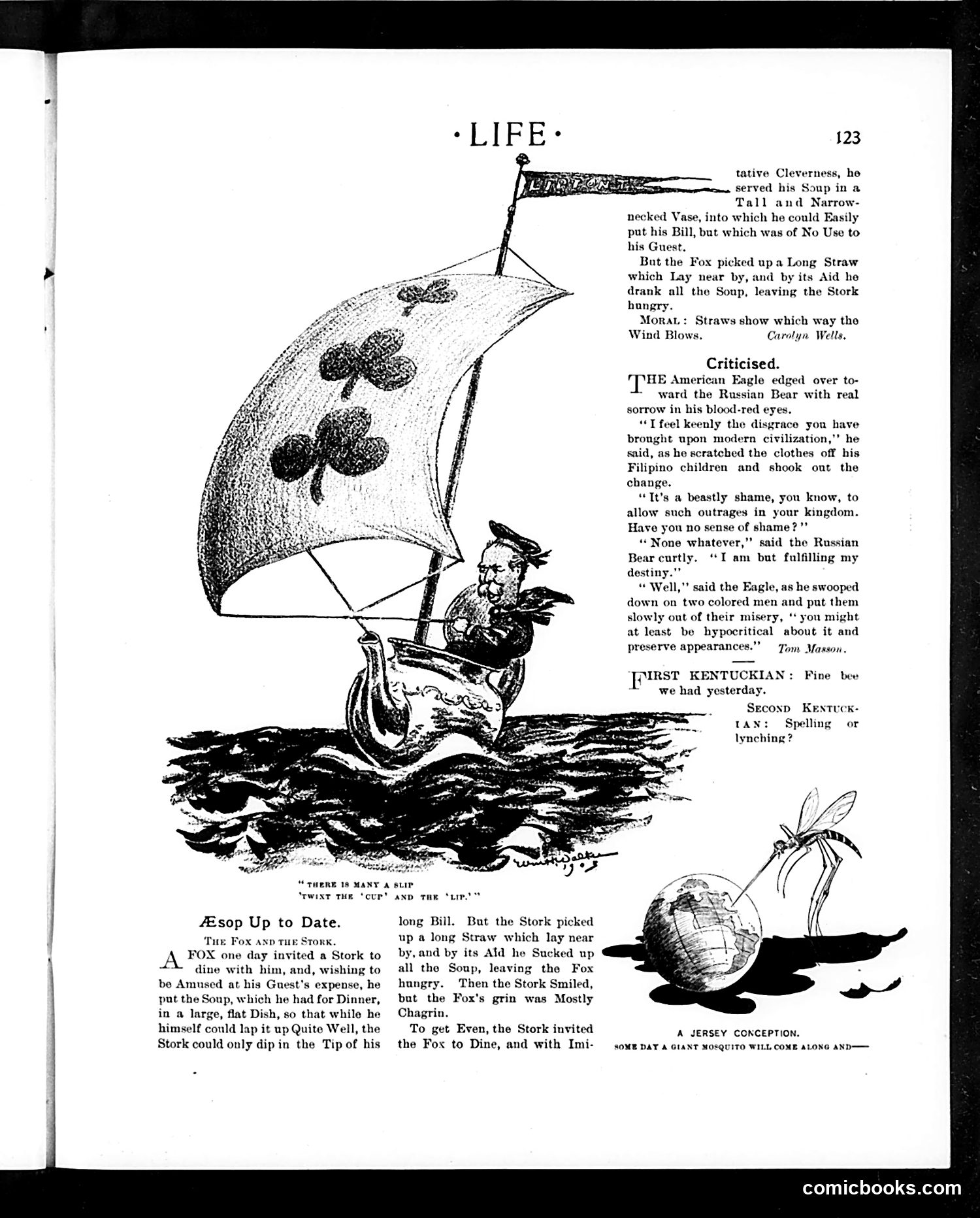 Life — August 6, 1903 — page 9: Life, 1903-08-06