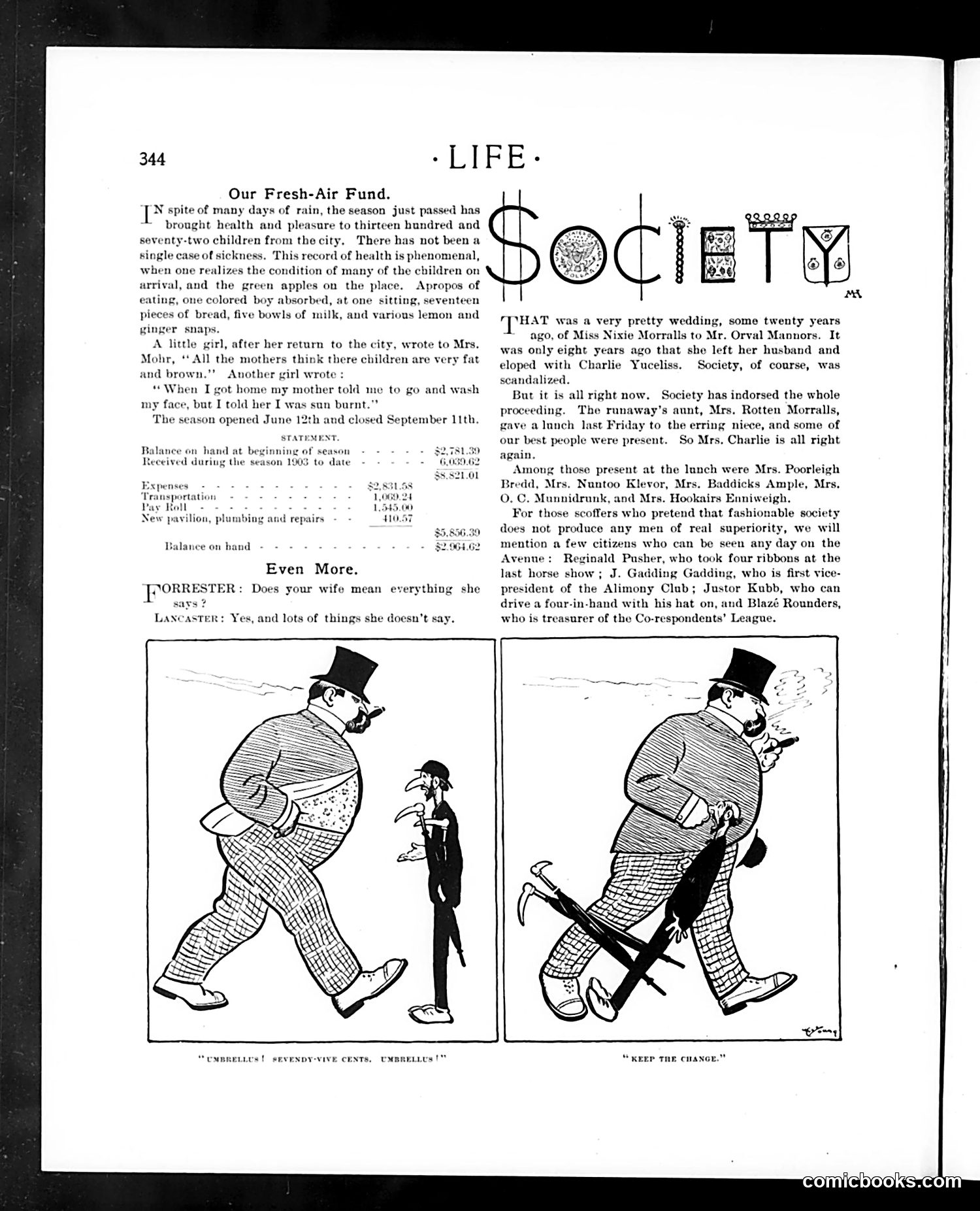 Life — October 8, 1903 — page 8: Life, 1903-10-08
