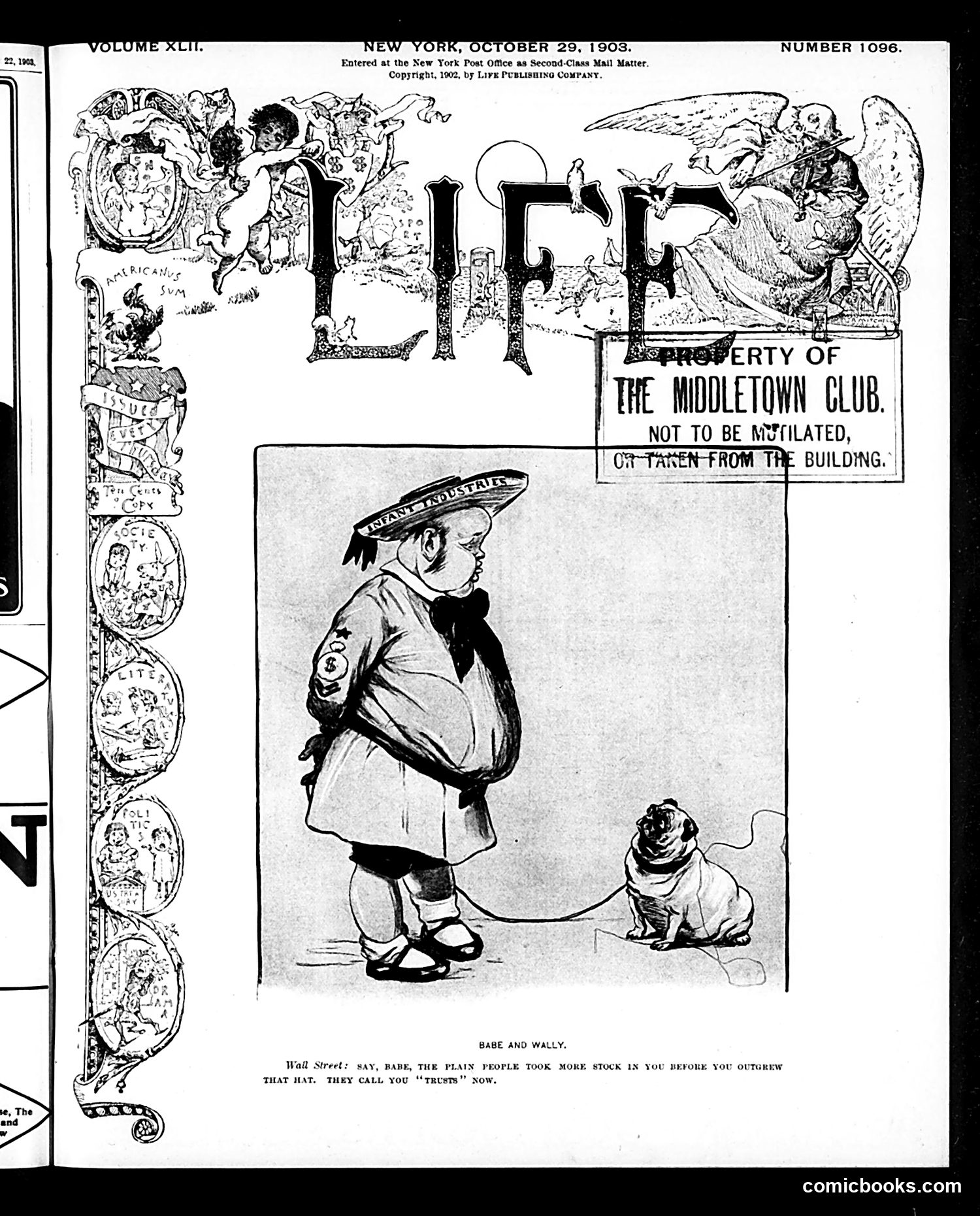 Life — October 29, 1903 — page 1: Life, 1903-10-29