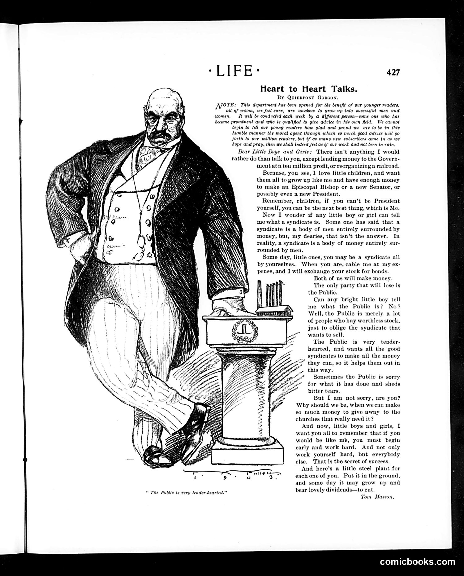 Life — November 5, 1903 — page 11: Life, 1903-11-05
