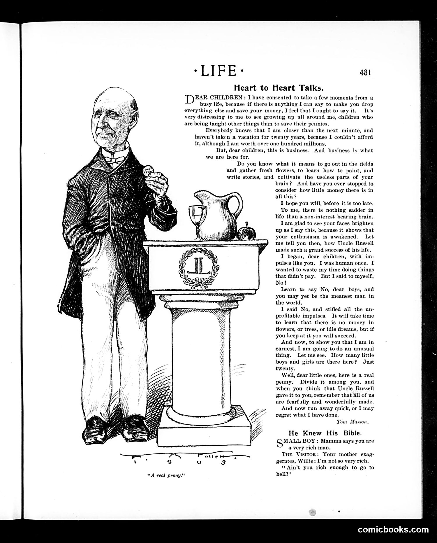 Life — November 19, 1903 — page 7: Life, 1903-11-19