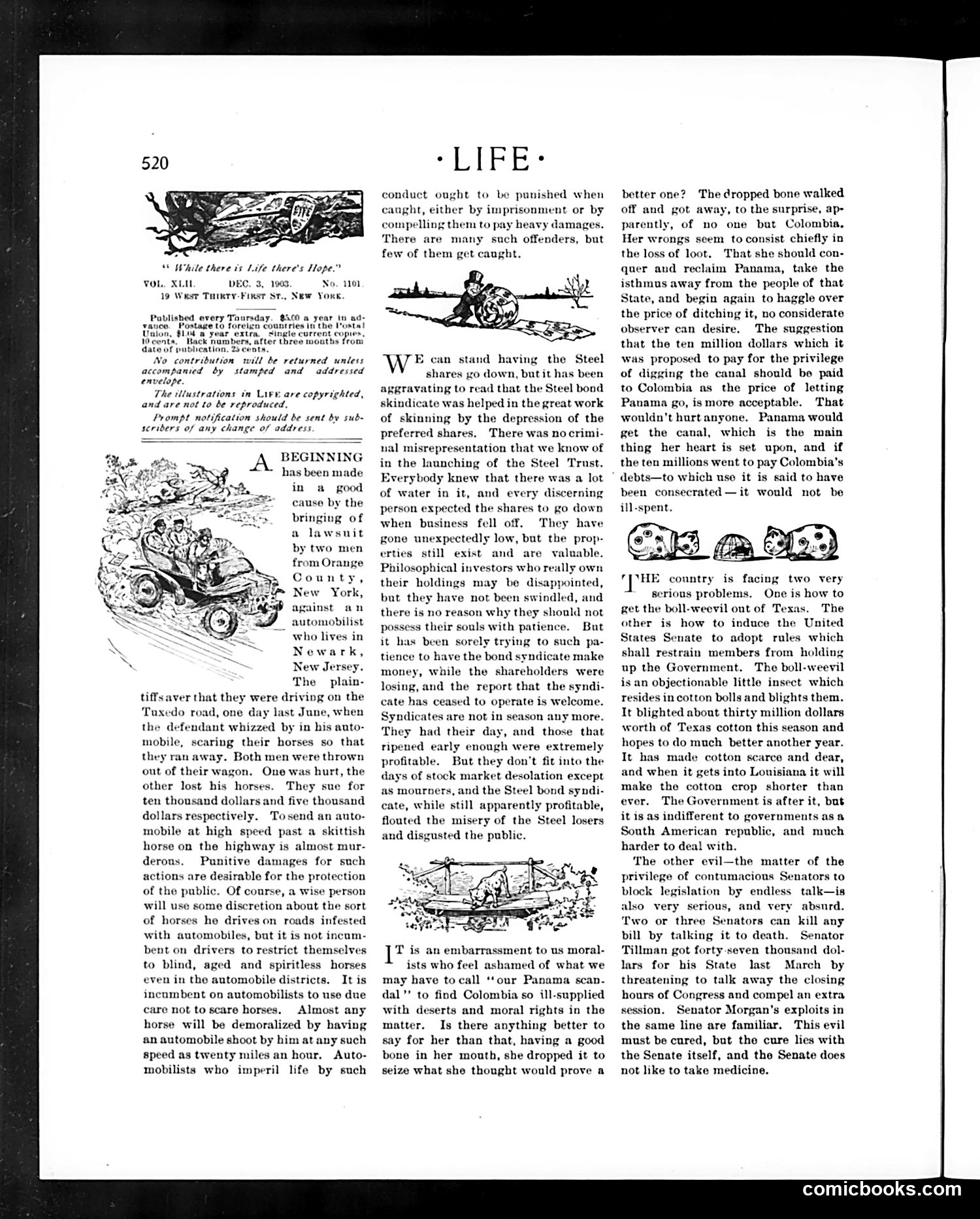 Life — December 3, 1903 — page 4: Life, 1903-12-03