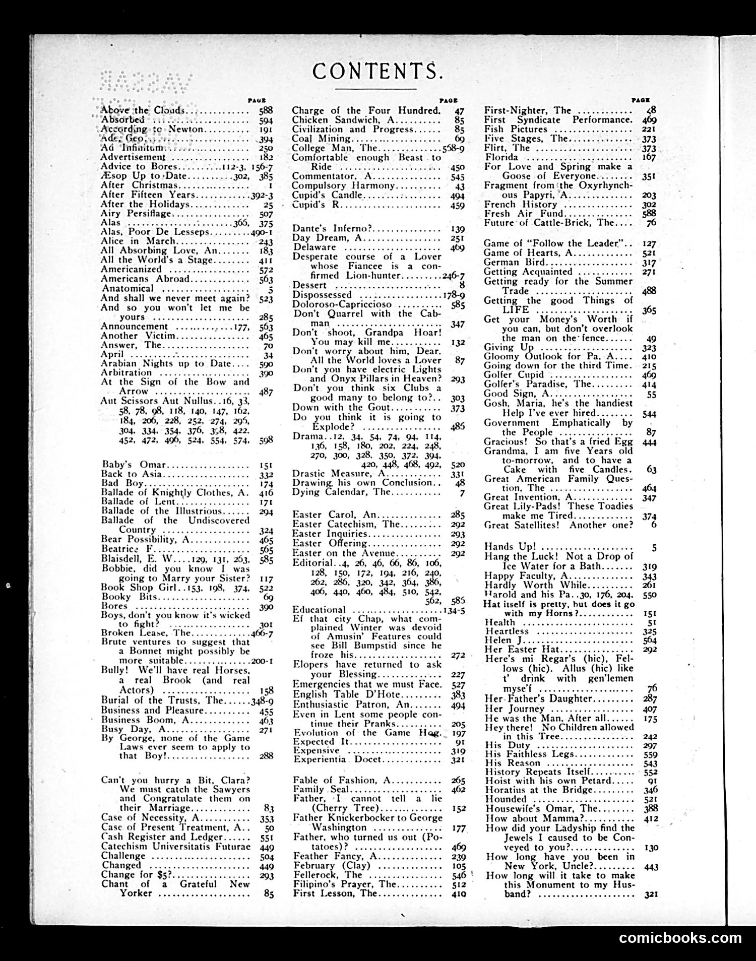 Life — 1903 — page 2: Life, 1903