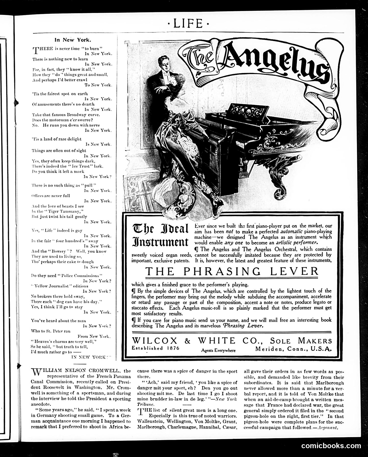 Life — February 4, 1904 — page 7: Life, 1904-02-04