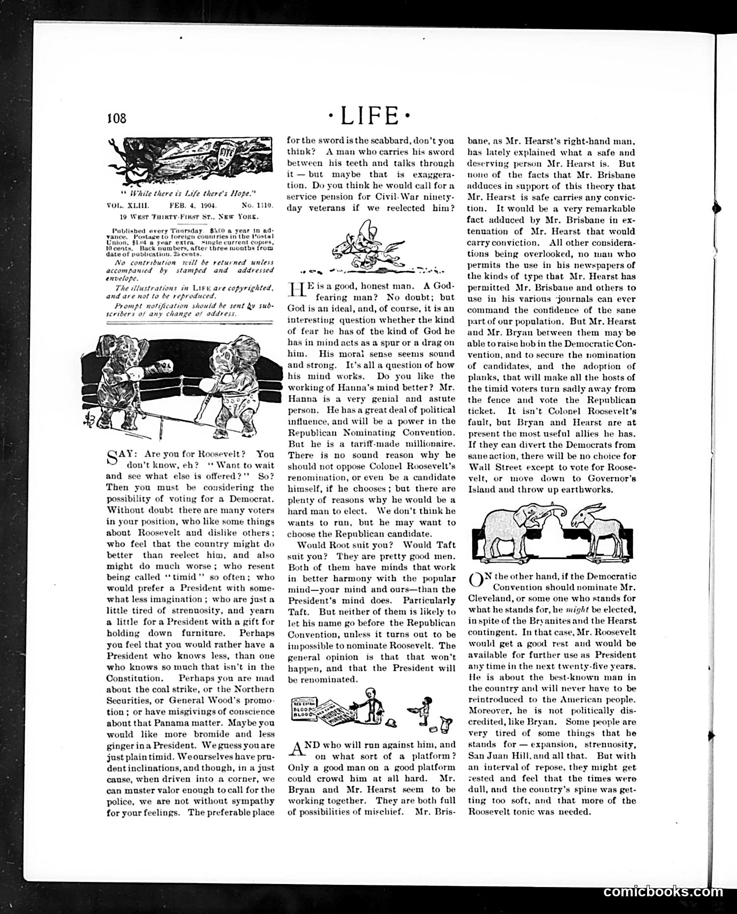 Life — February 4, 1904 — page 10: Life, 1904-02-04