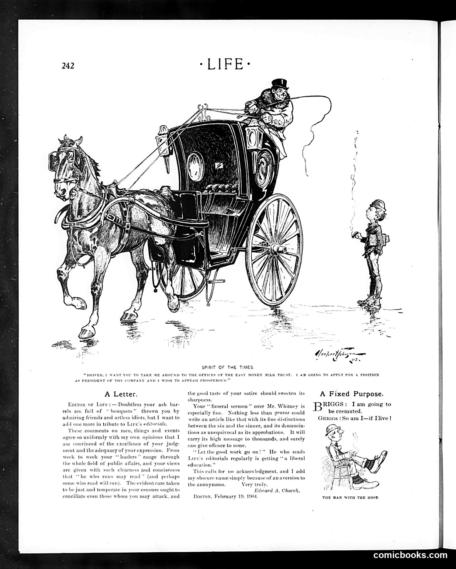 Life — March 10, 1904 — page 8: Life, 1904-03-10