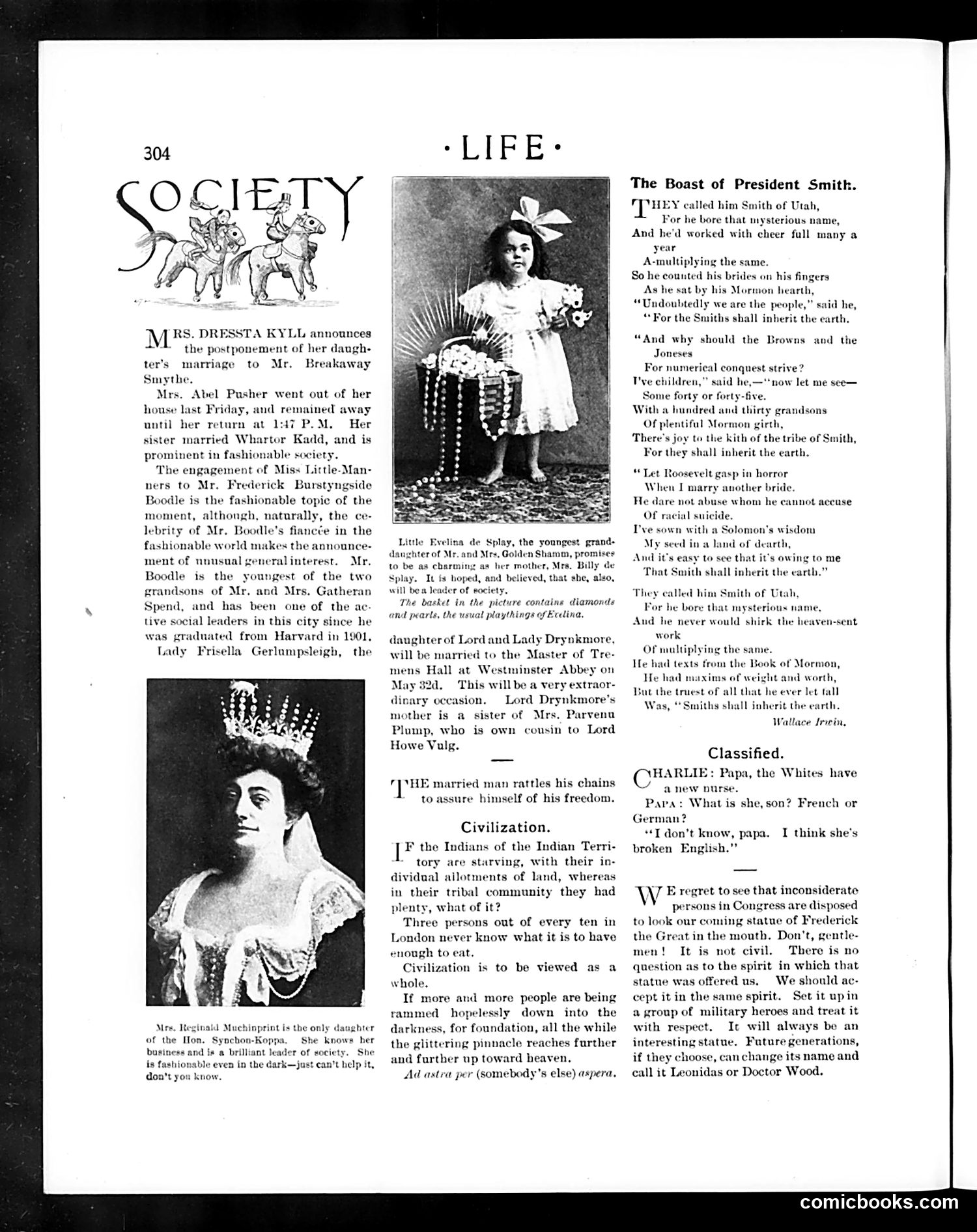 Life — March 31, 1904 — page 6: Life, 1904-03-31