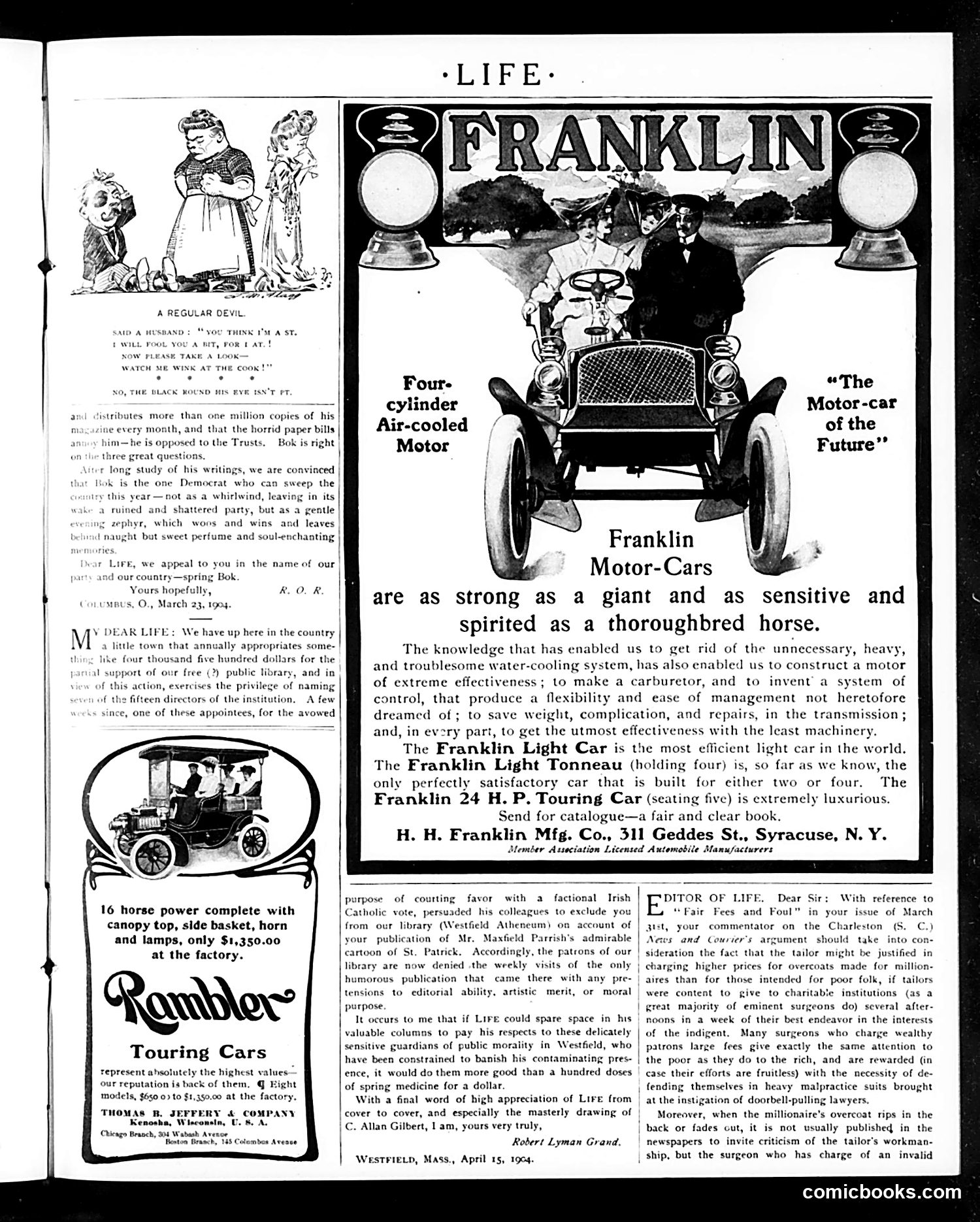 Life — May 5, 1904 — page 5: Life, 1904-05-05
