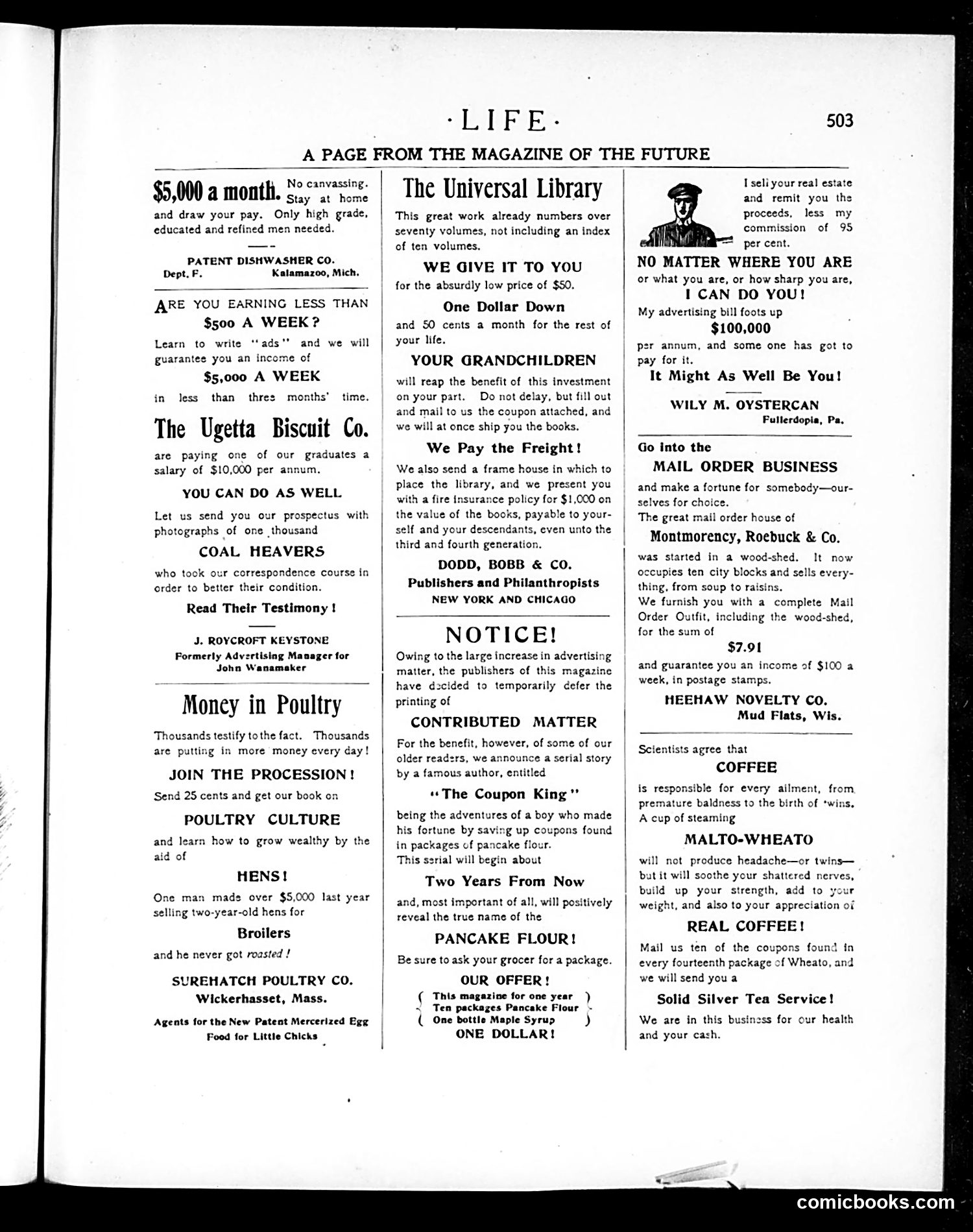 Life — May 26, 1904 — page 7: Life, 1904-05-26