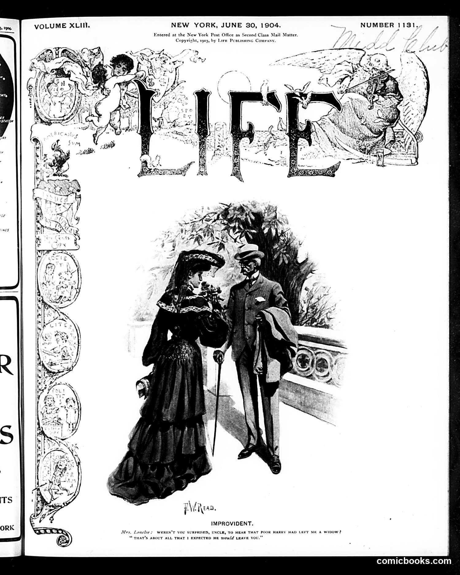 Life — June 30, 1904 — page 1: Life, 1904-06-30