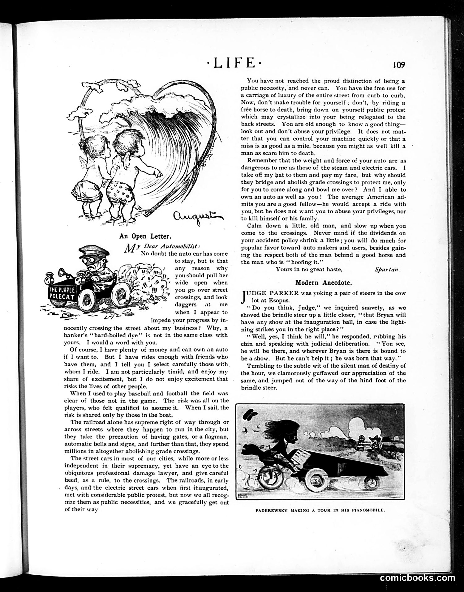 Life — August 4, 1904 — page 9: Life, 1904-08-04