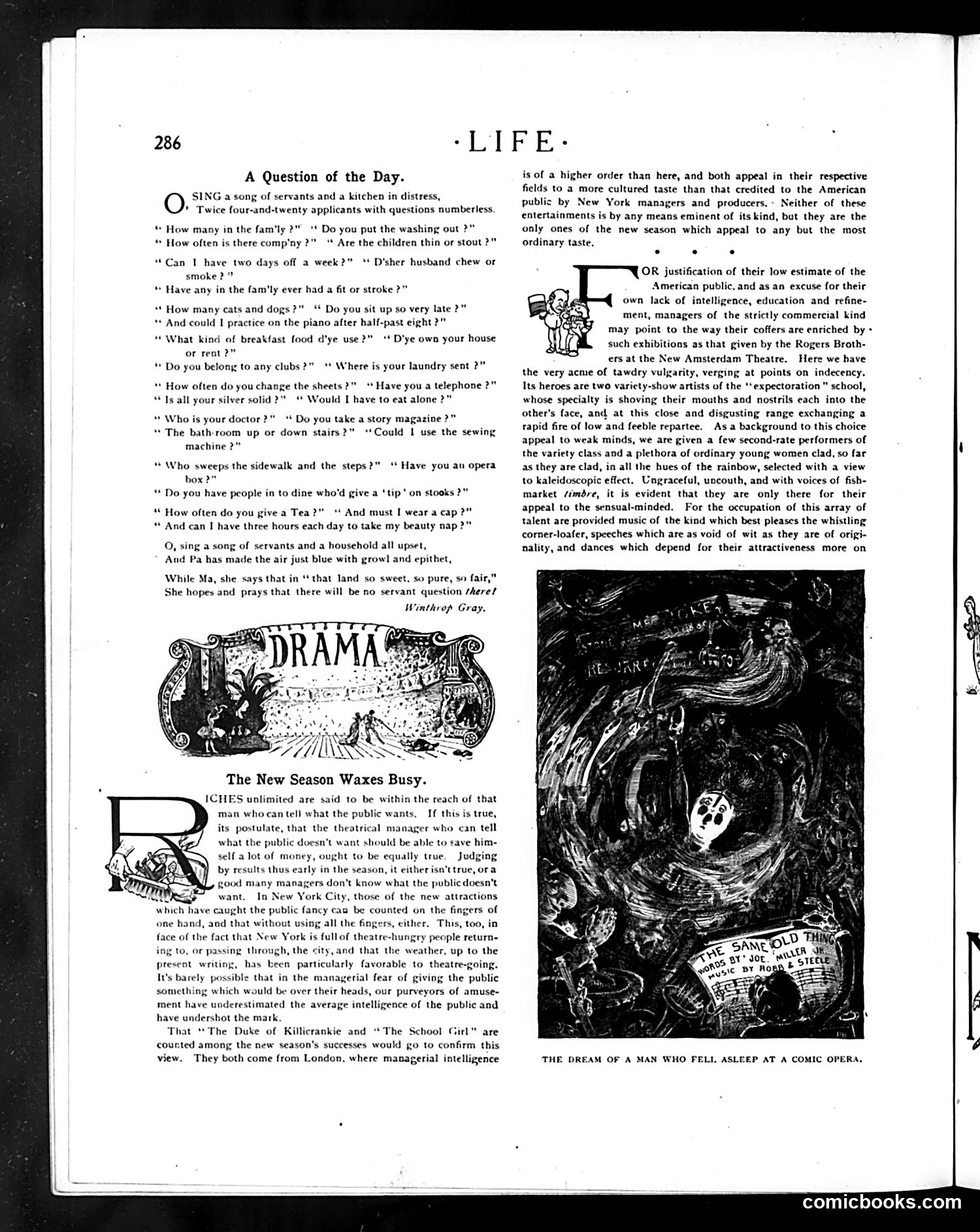 Life — September 22, 1904 — page 12: Life, 1904-09-22
