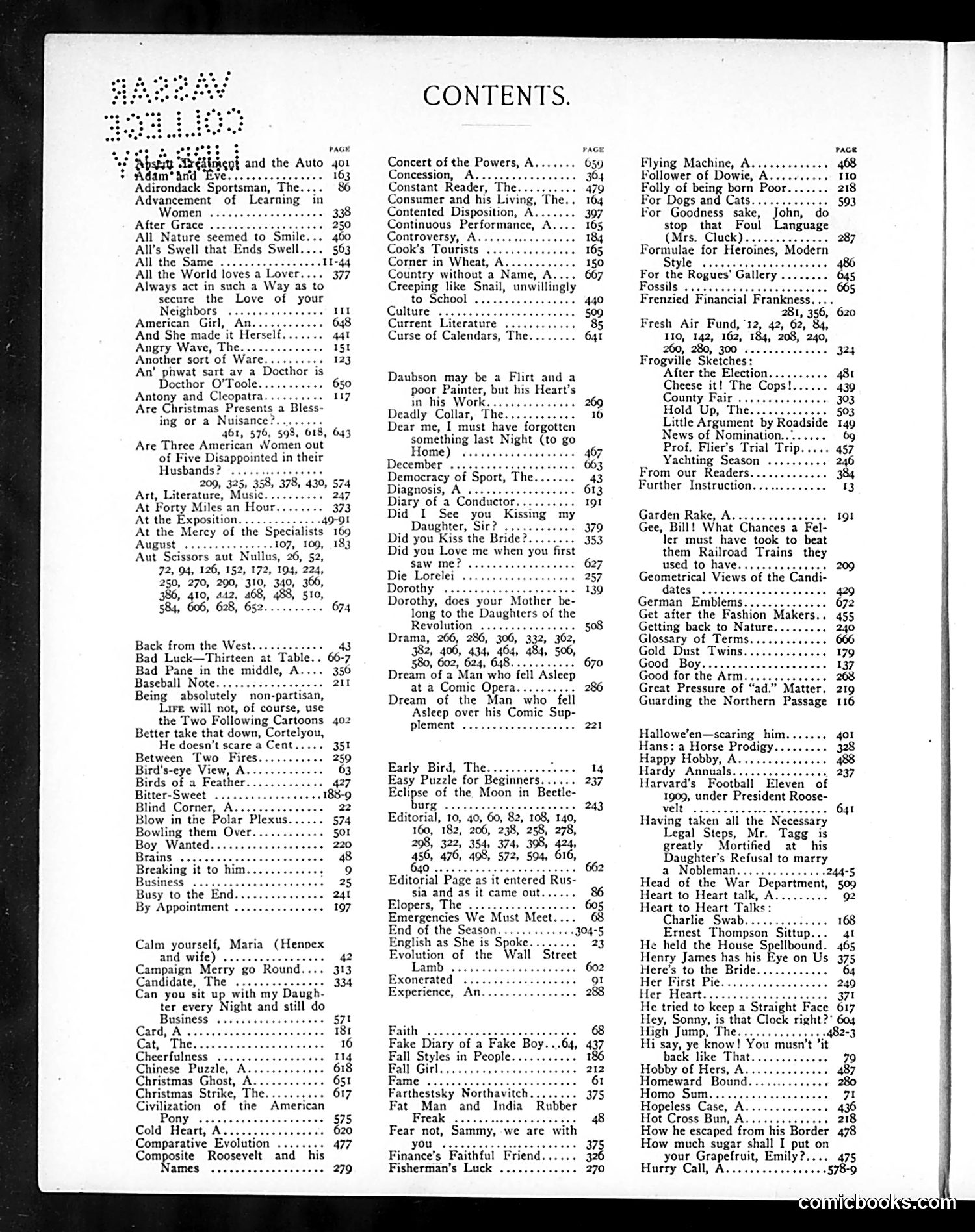 Life — 1904 — page 1: Life, 1904