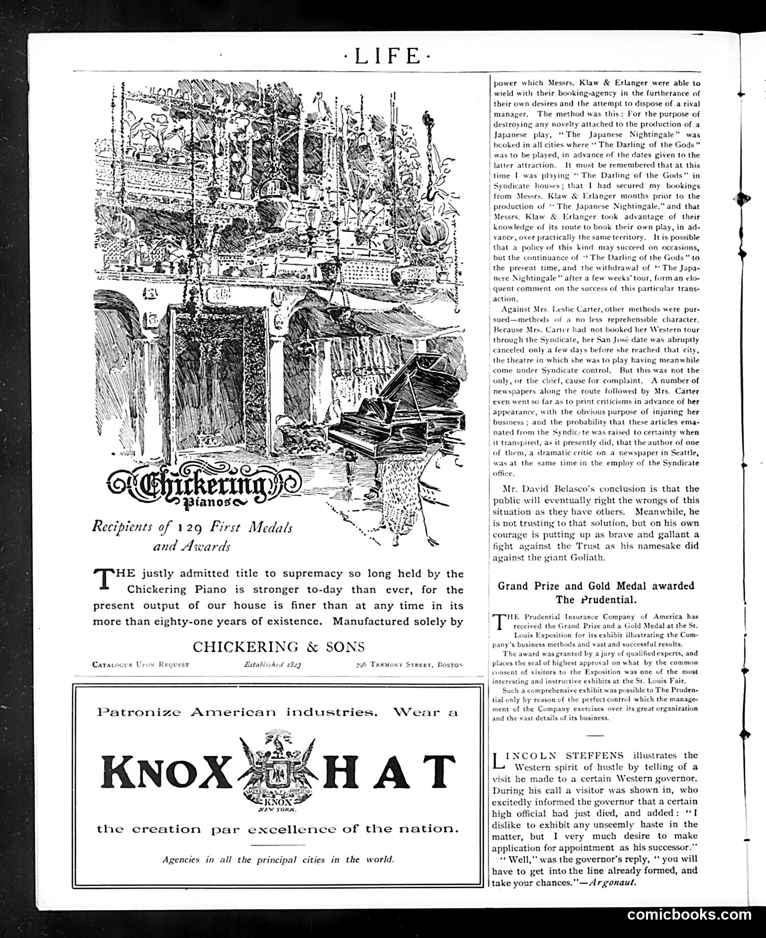 Life — January 5, 1905 — page 6: Life, 1905-01-05