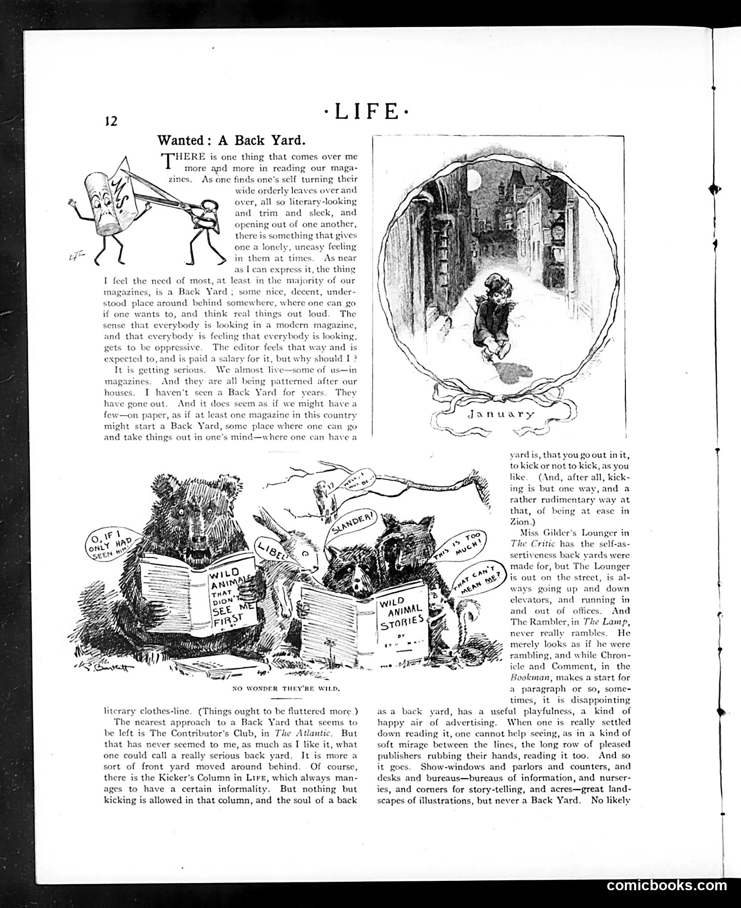 Life — January 5, 1905 — page 12: Life, 1905-01-05