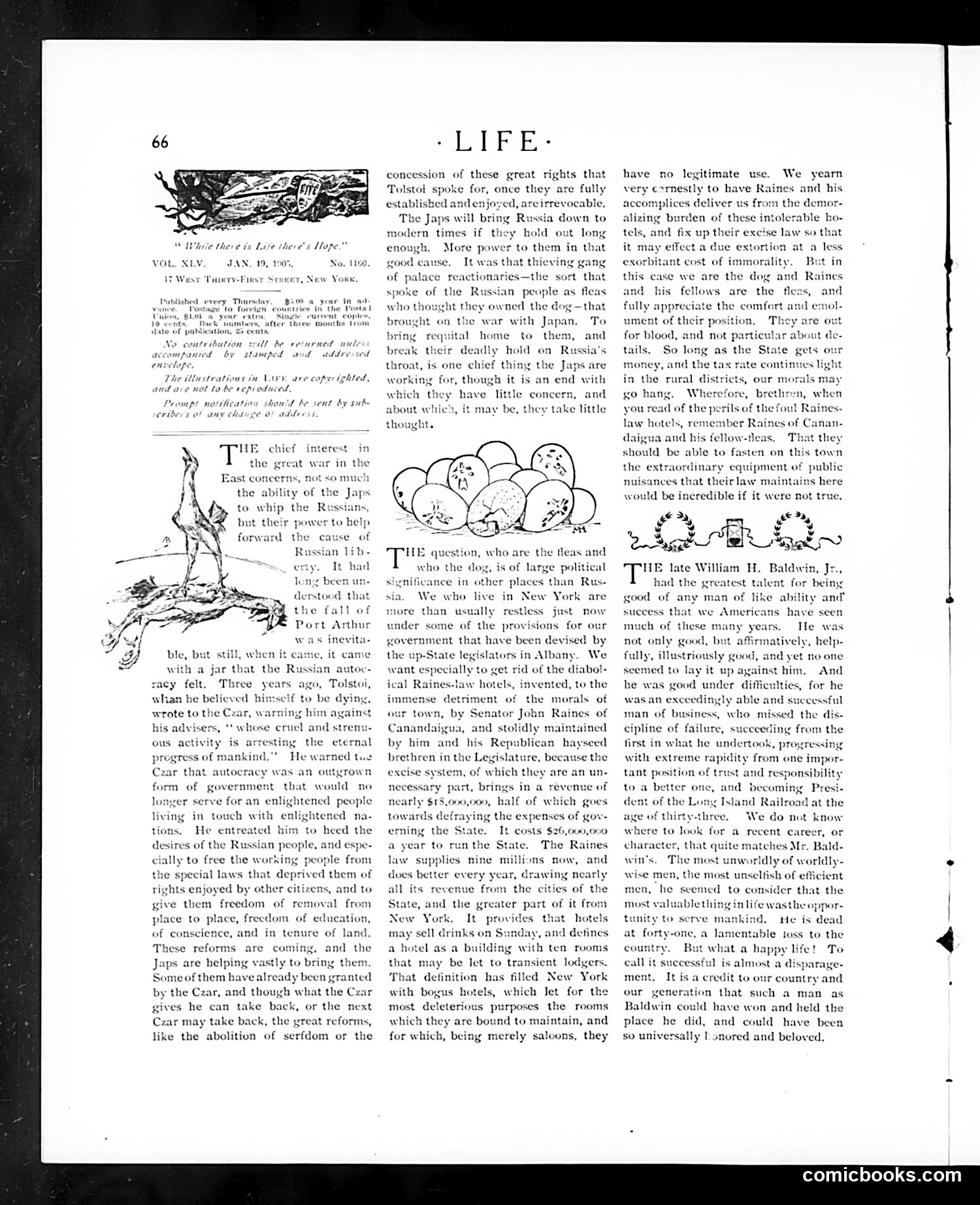 Life — January 19, 1905 — page 12: Life, 1905-01-19
