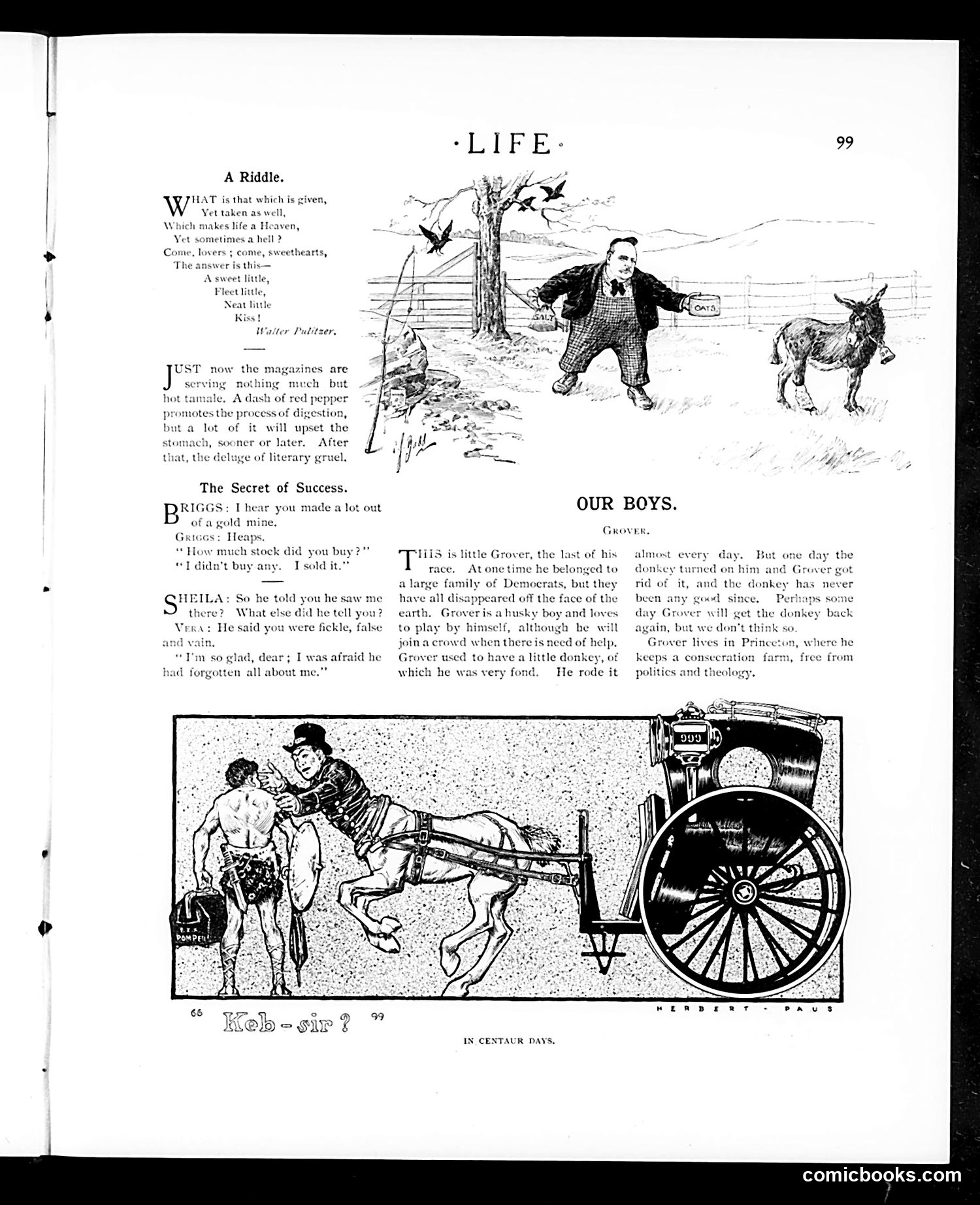 Life — January 26, 1905 — page 7: Life, 1905-01-26