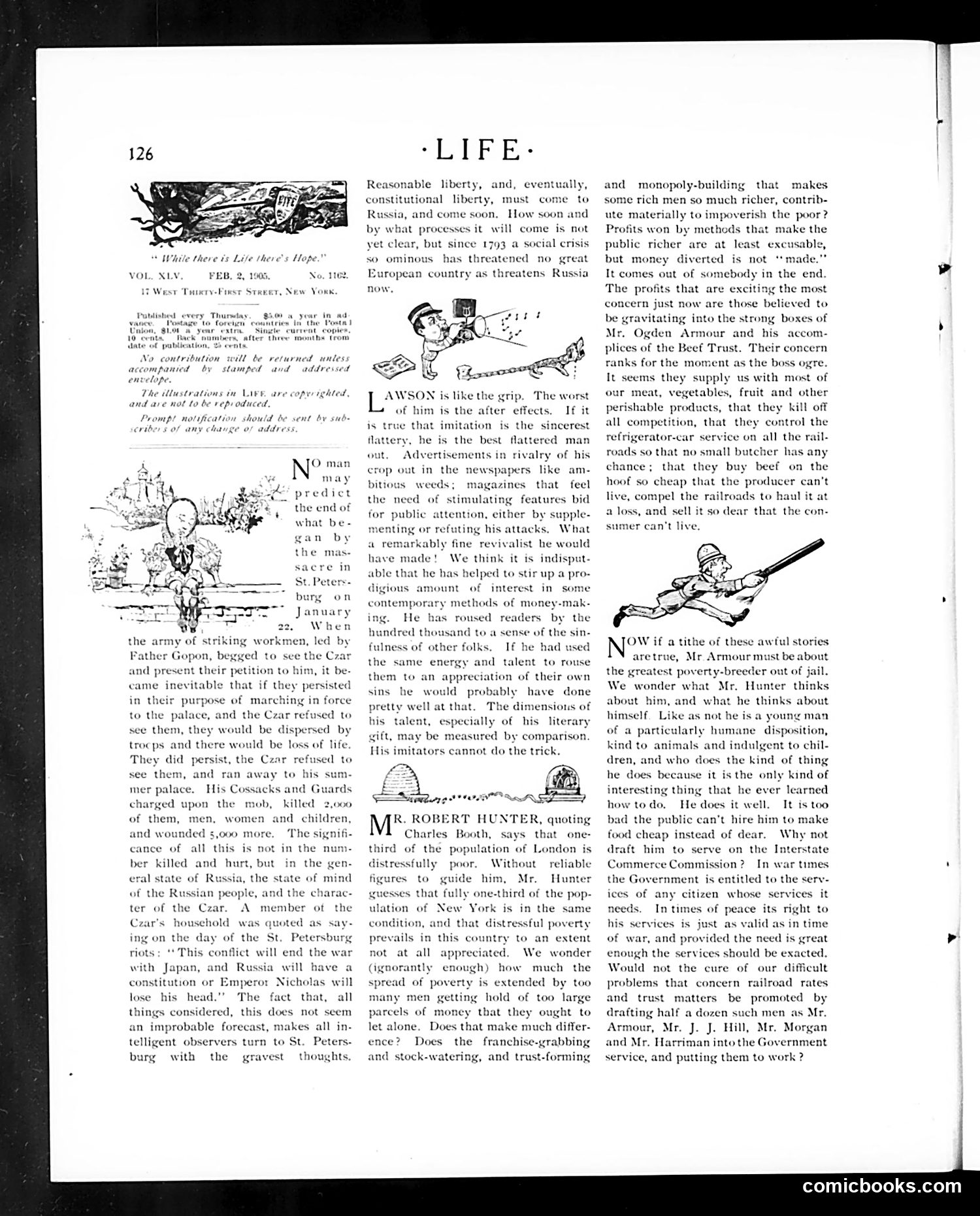 Life — February 2, 1905 — page 12: Life, 1905-02-02